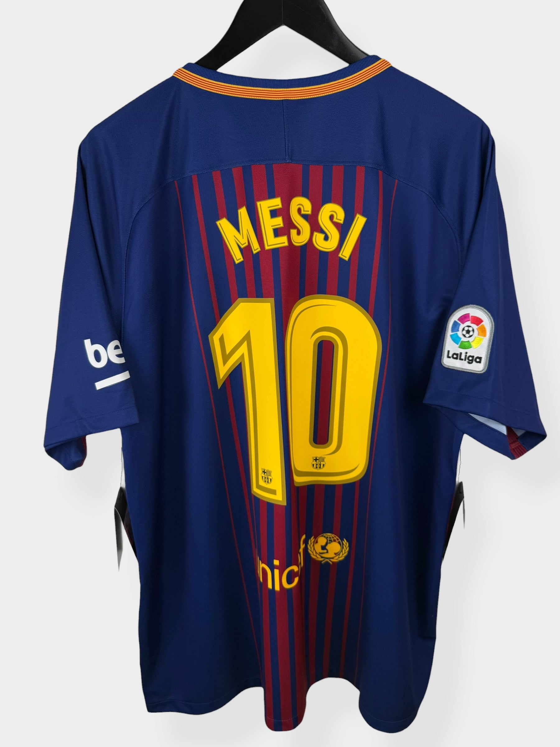 MAILLOT DOMICILE BARCELONA 2017-18 MESSI #10 XXL