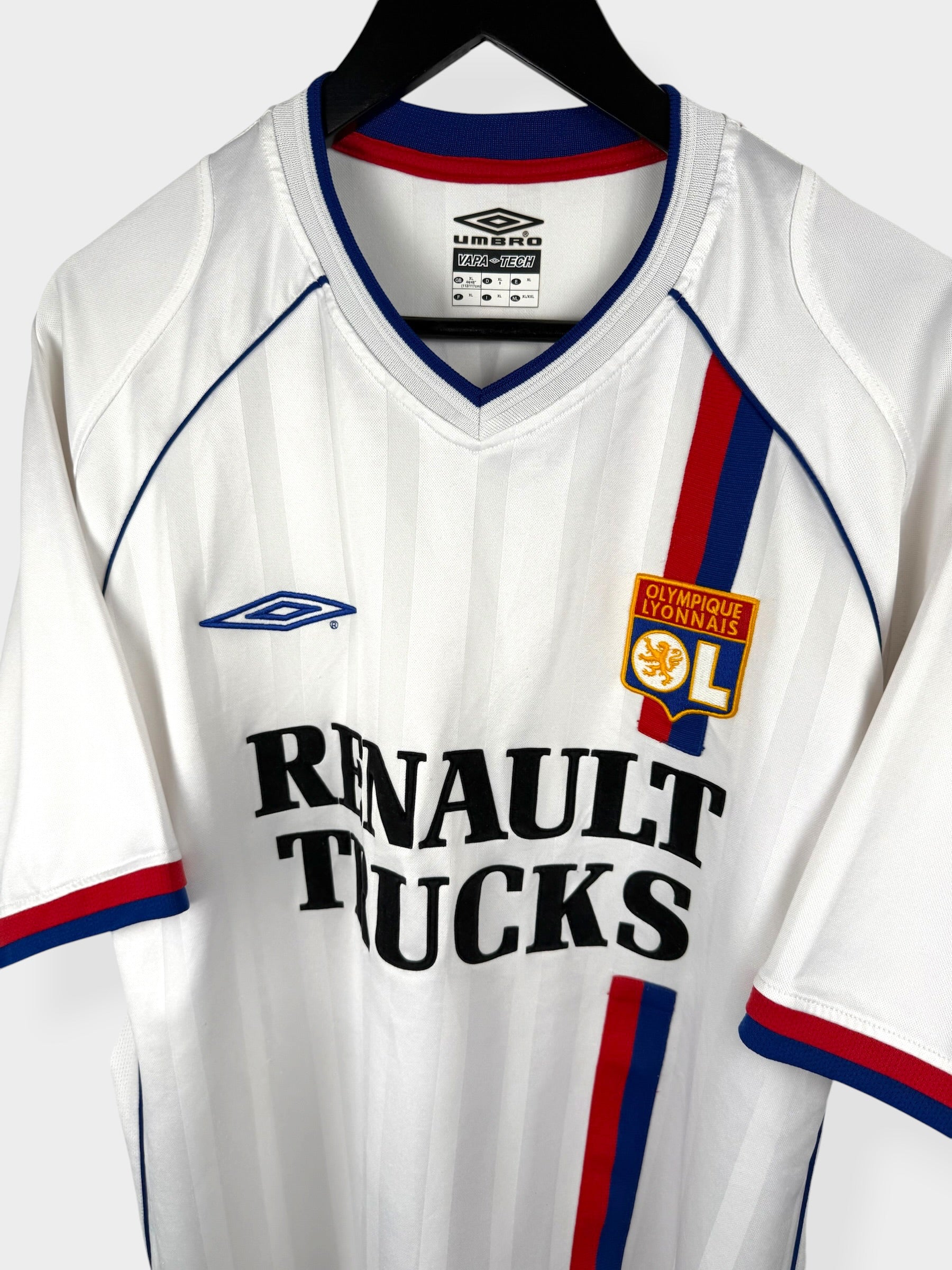 2003-04 OLYMPIQUE LYONNAIS HOME SHIRT GAVOU #14 XL