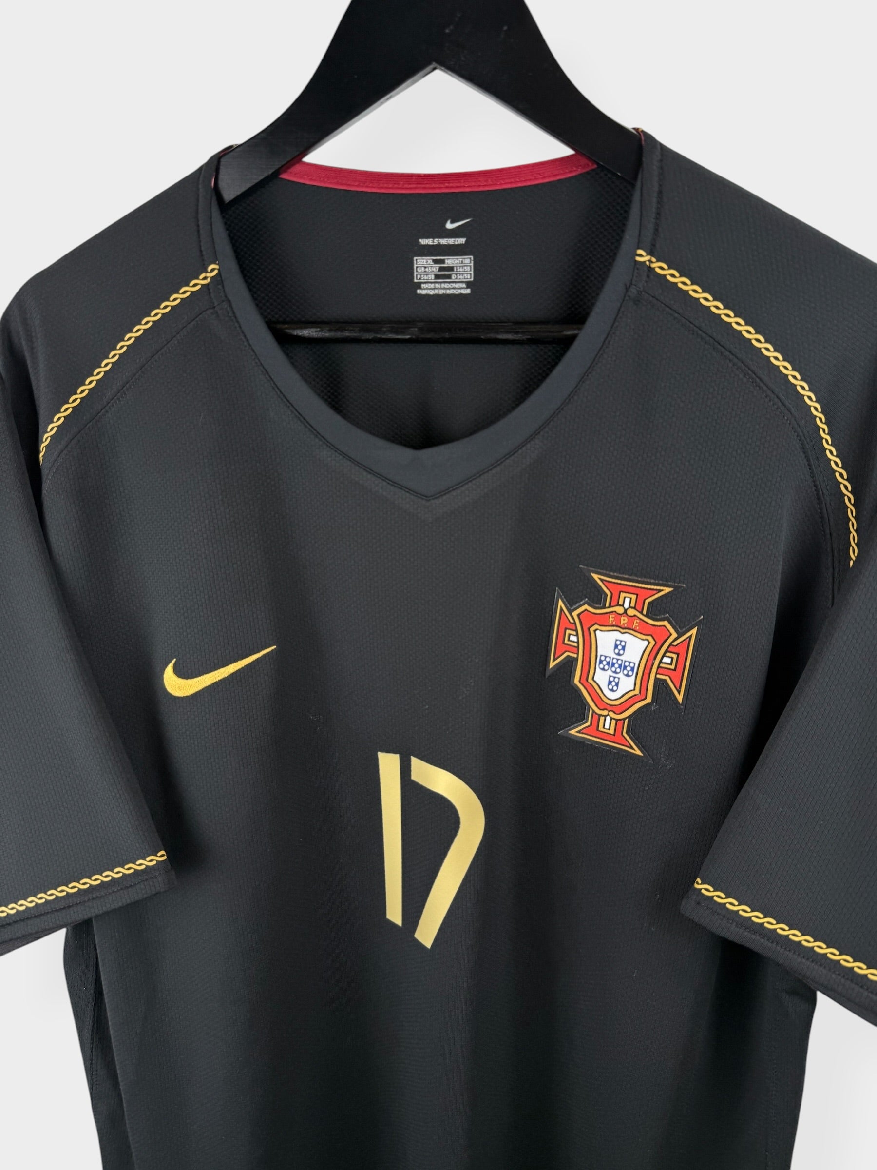 2006-08 PORTUGAL AWAY SHIRT RONALDO #17 XL