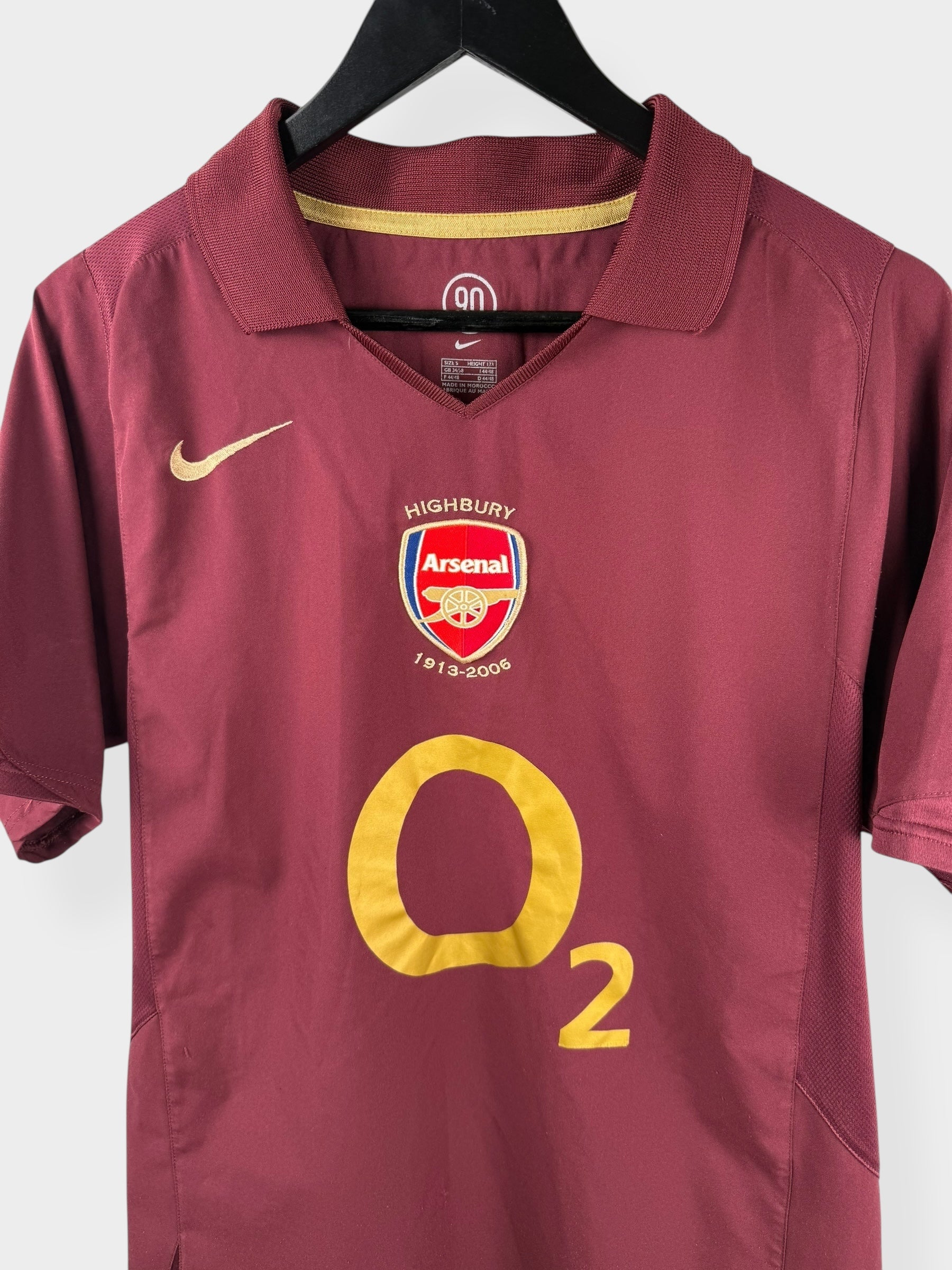 2005-06 ARSENAL HIGHBURY THUISSHIRT HENRY #14 S