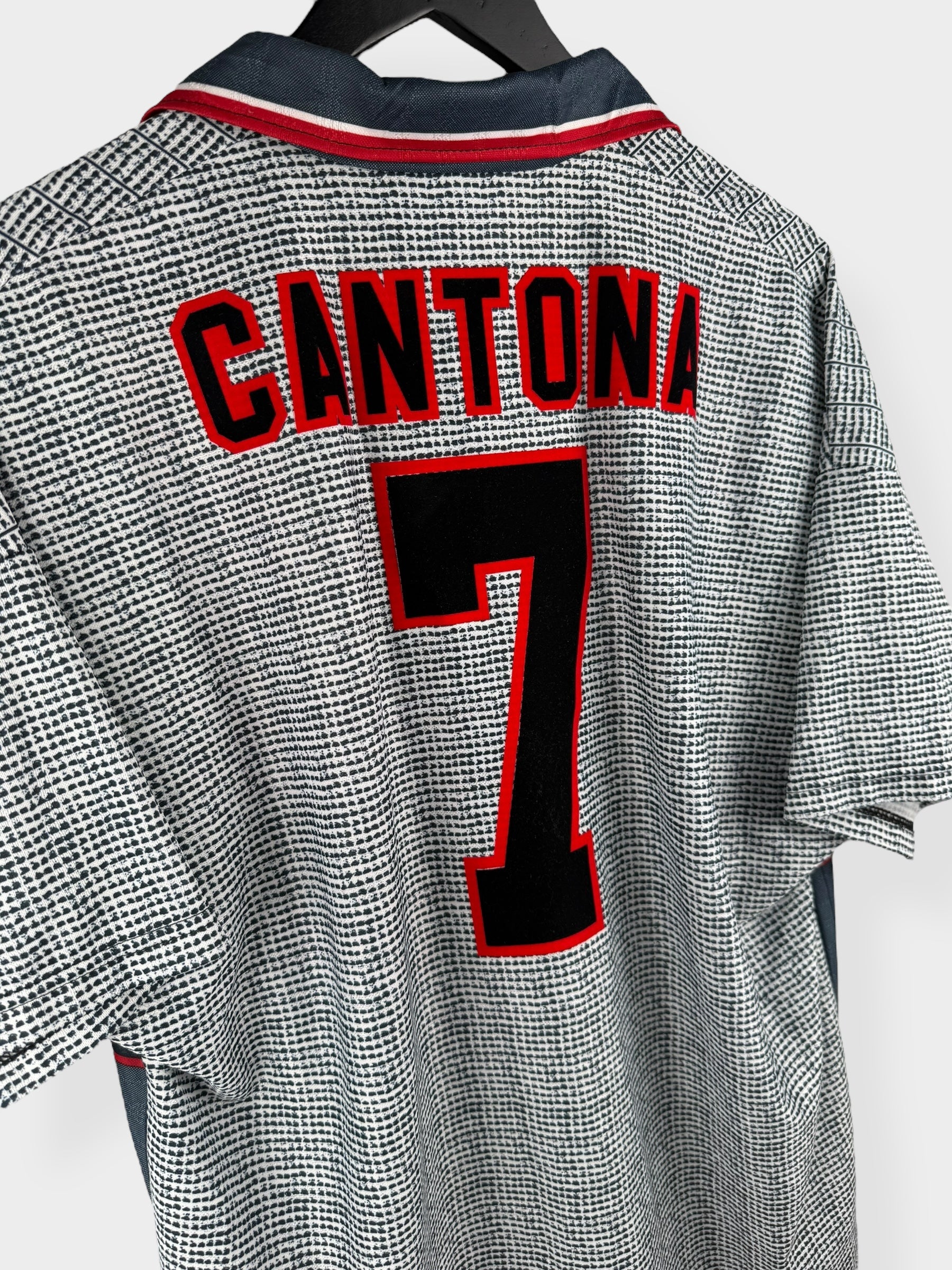 1995-96 MANCHESTER UNITED AWAY SHIRT CANTONA #7 L