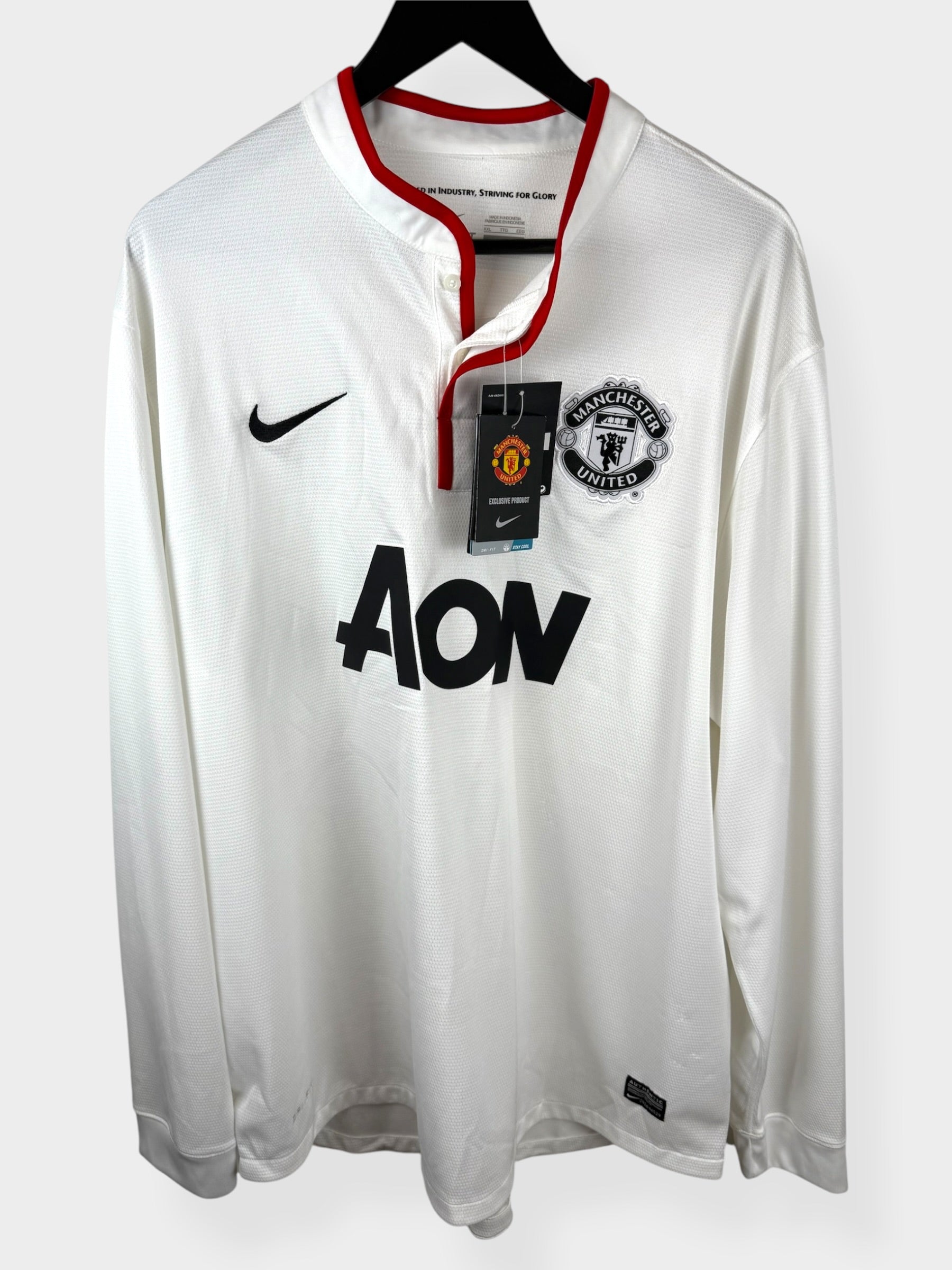2012-14 MANCHESTER UNITED AWAY SHIRT LS XXL