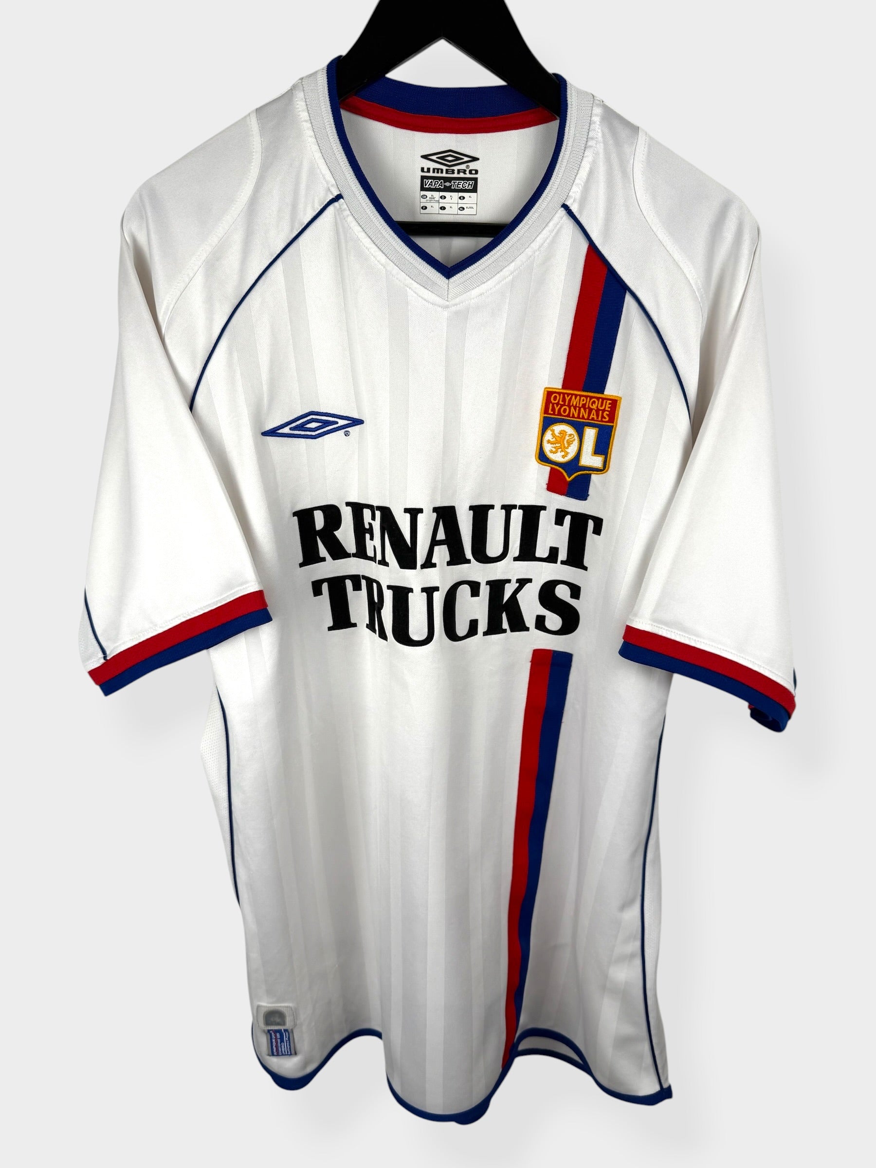 2003-04 OLYMPIQUE LYONNAIS HOME SHIRT GAVOU #14 XL