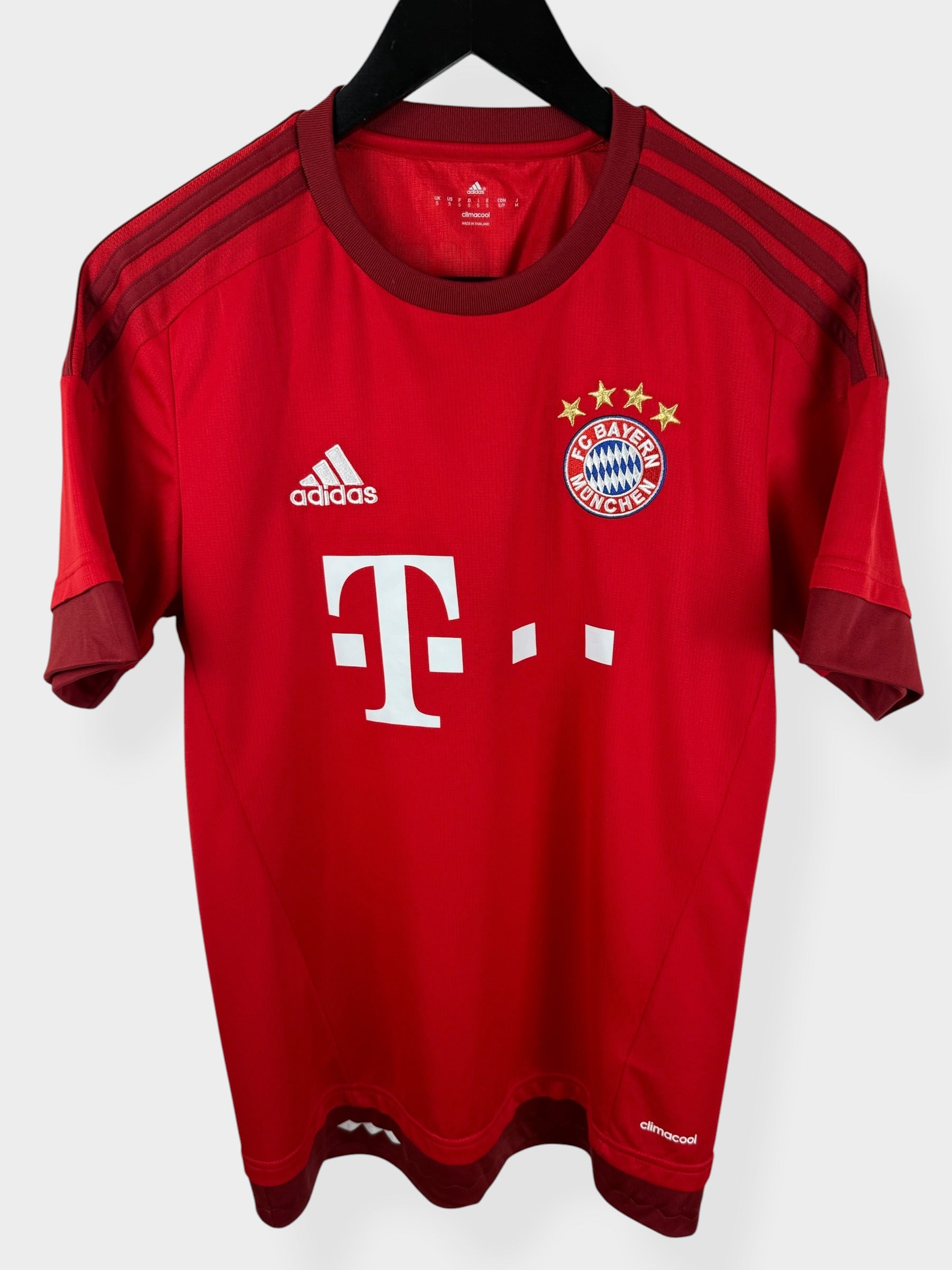 2015-16 BAYERN MUNICH HOME SHIRT RIBERY #7 S