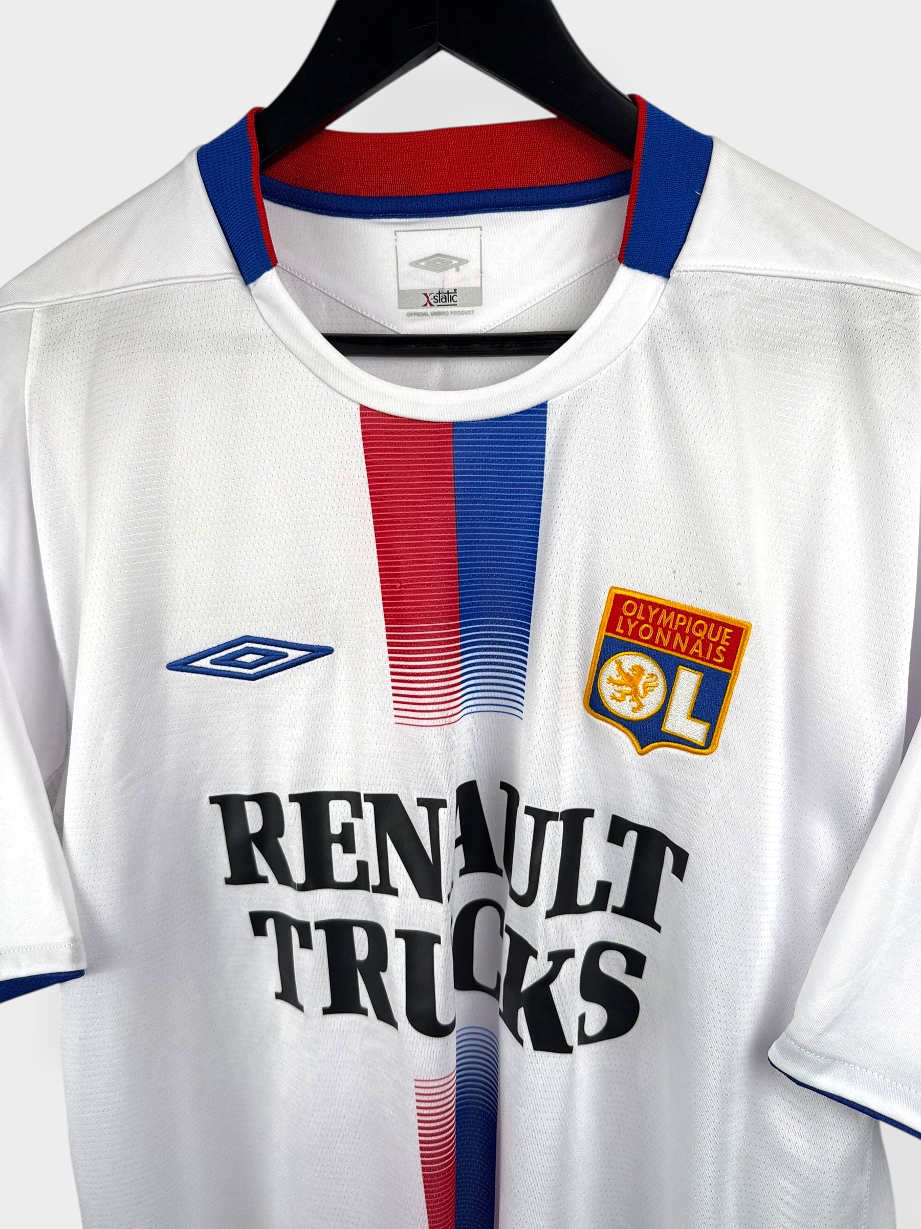 2005-06 OLYMPIQUE LYONNAIS HOME SHIRT GOVOU #14 XL - Authentic Football Club