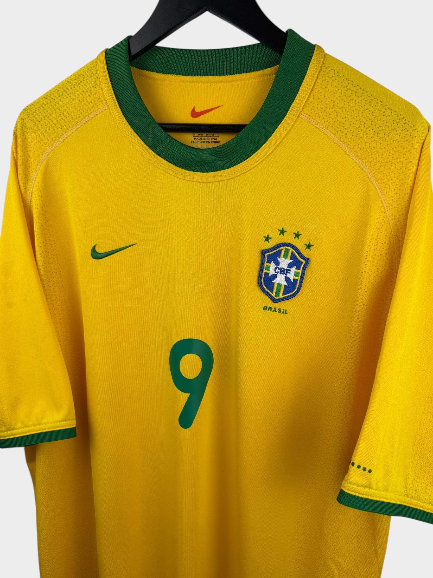 2000-02 BRAZIL THUISSHIRT RONALDO #9 XL