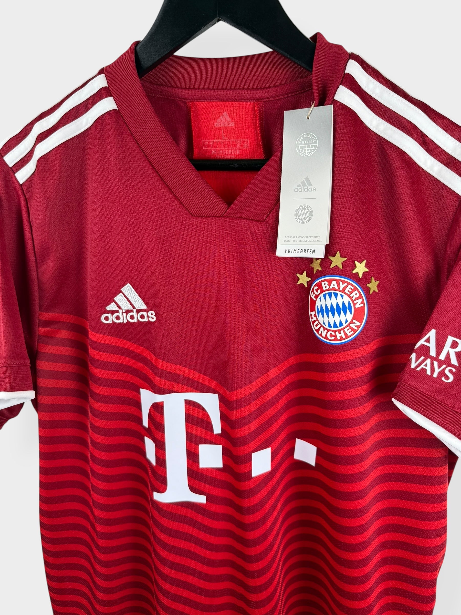 2021-22 BAYERN MUNICH HOME SHIRT MULLER #25 L - Authentic Football Club