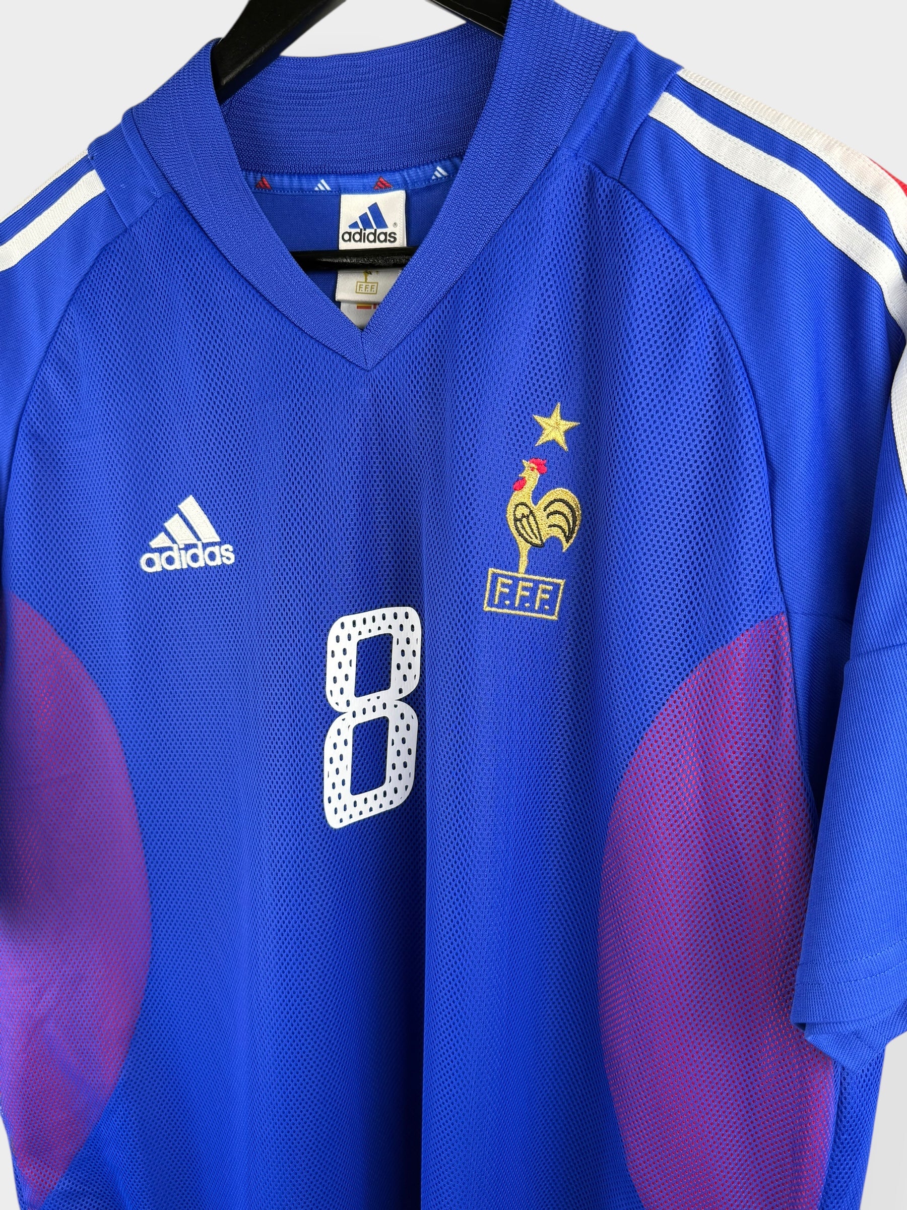 2002-04 FRANCE HOME SHIRT DESAILLY #8 L