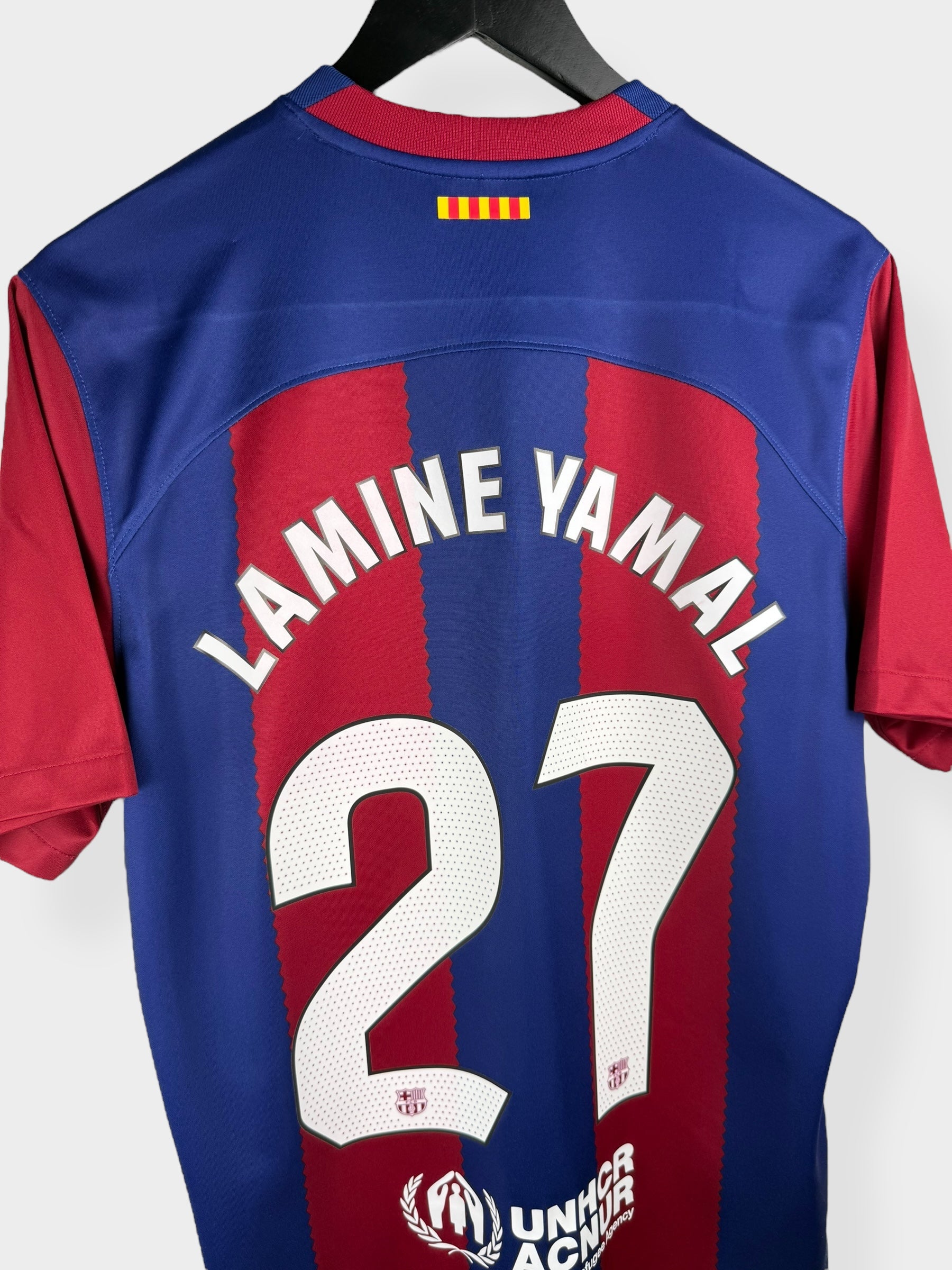 2023-24 BARCELONA HOME SHIRT LAMINE YAMAL #27 M
