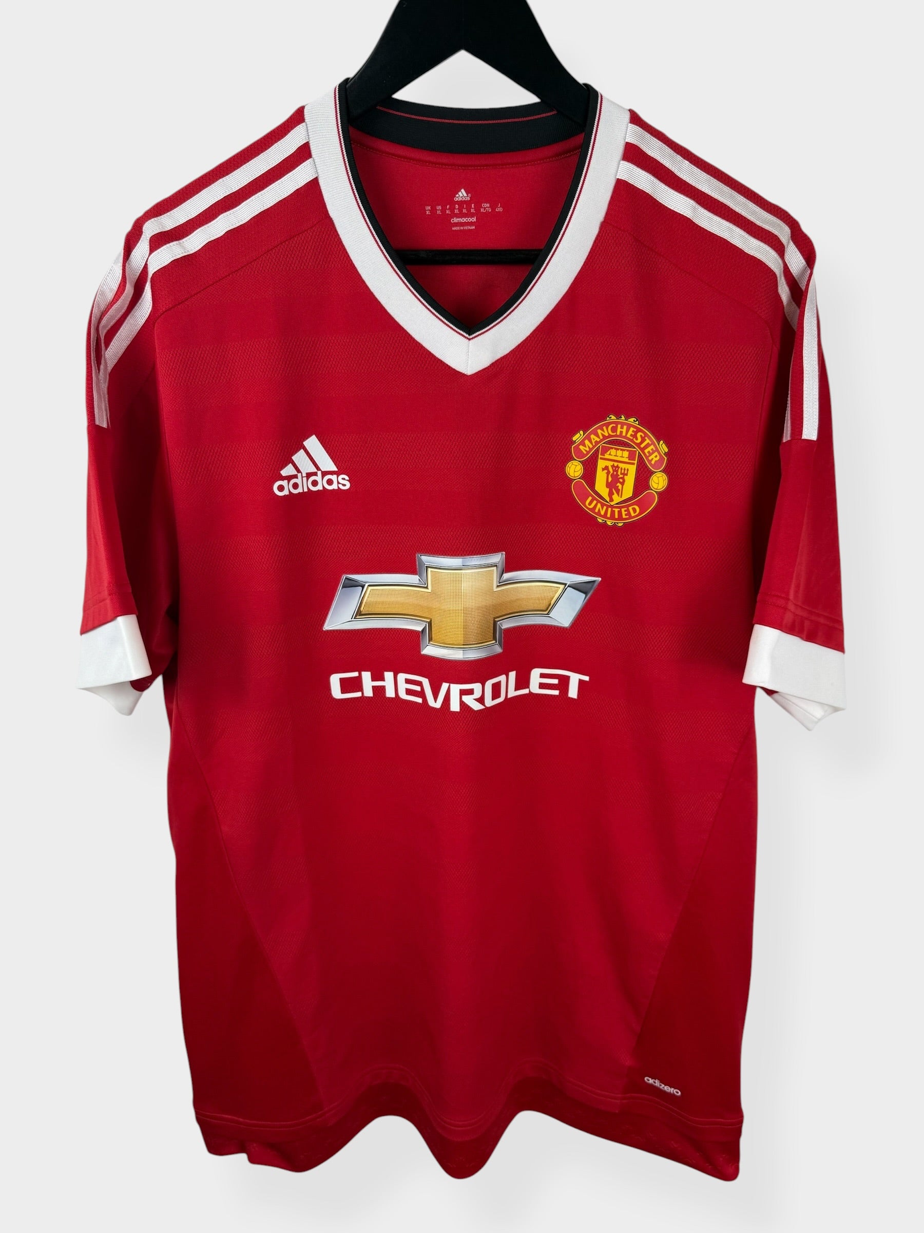 2015-16 MANCHESTER UNITED THUISSHIRT PLAYER ISSUE ROONEY #10 XL