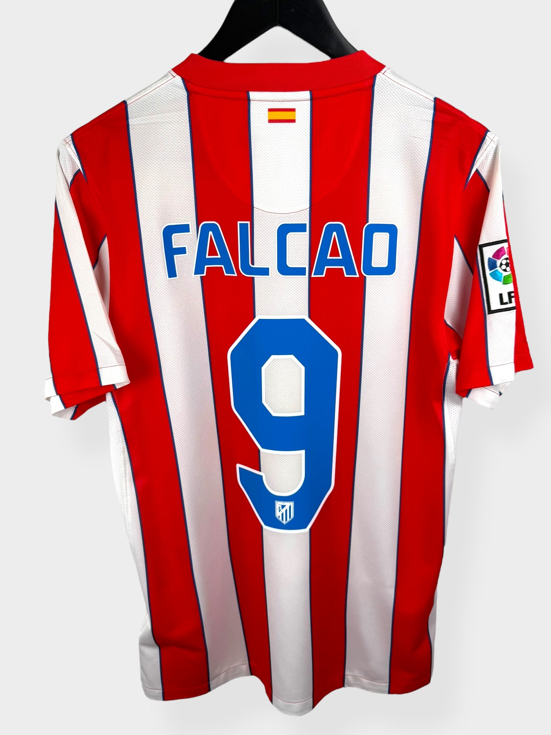 2011-12 ATLETICO MADRID HOME SHIRT FALCAO #9 S - Authentic Football Club