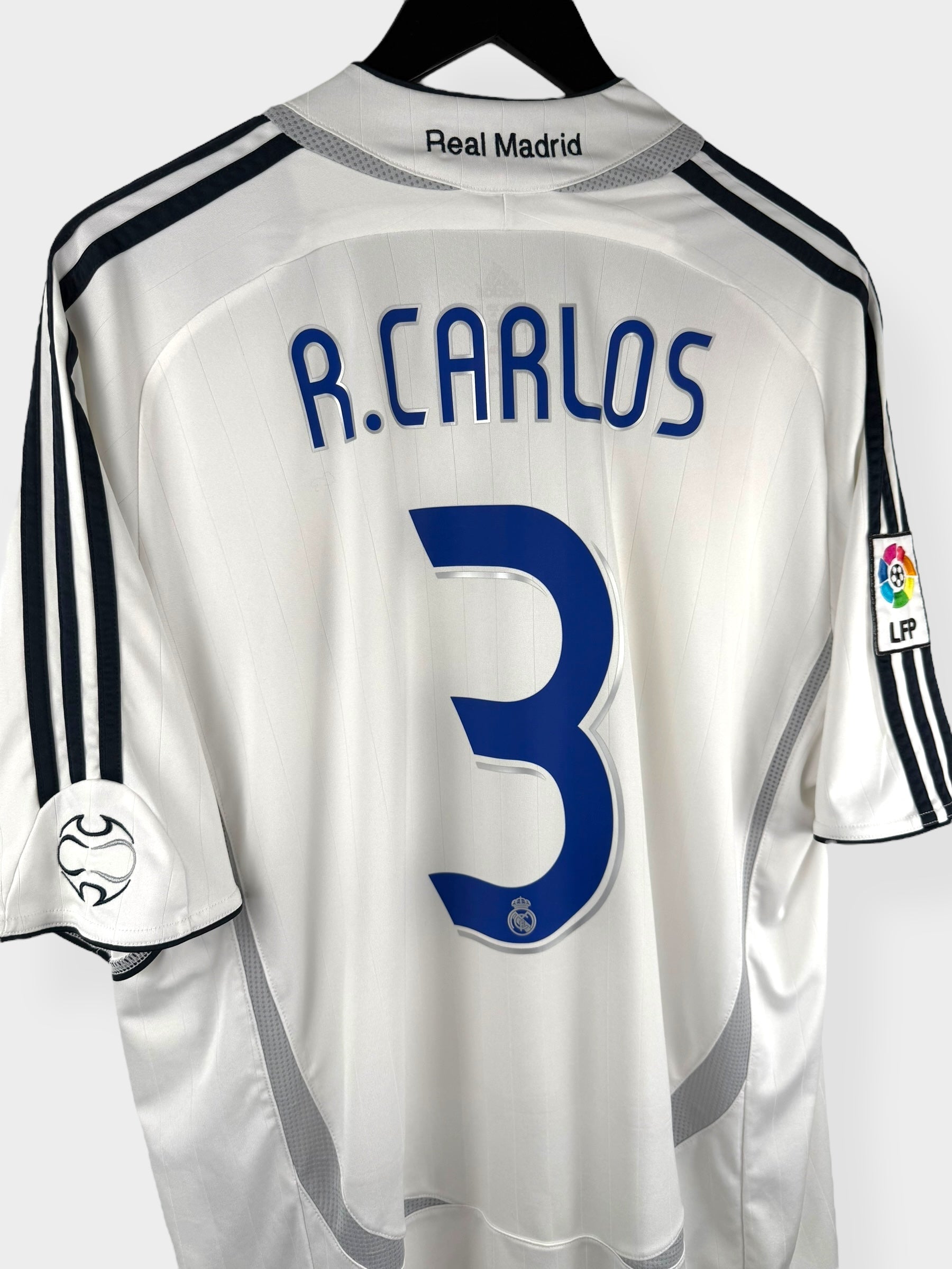 2006-07 REAL MADRID THUISSHIRT R. CARLOS #3 XL