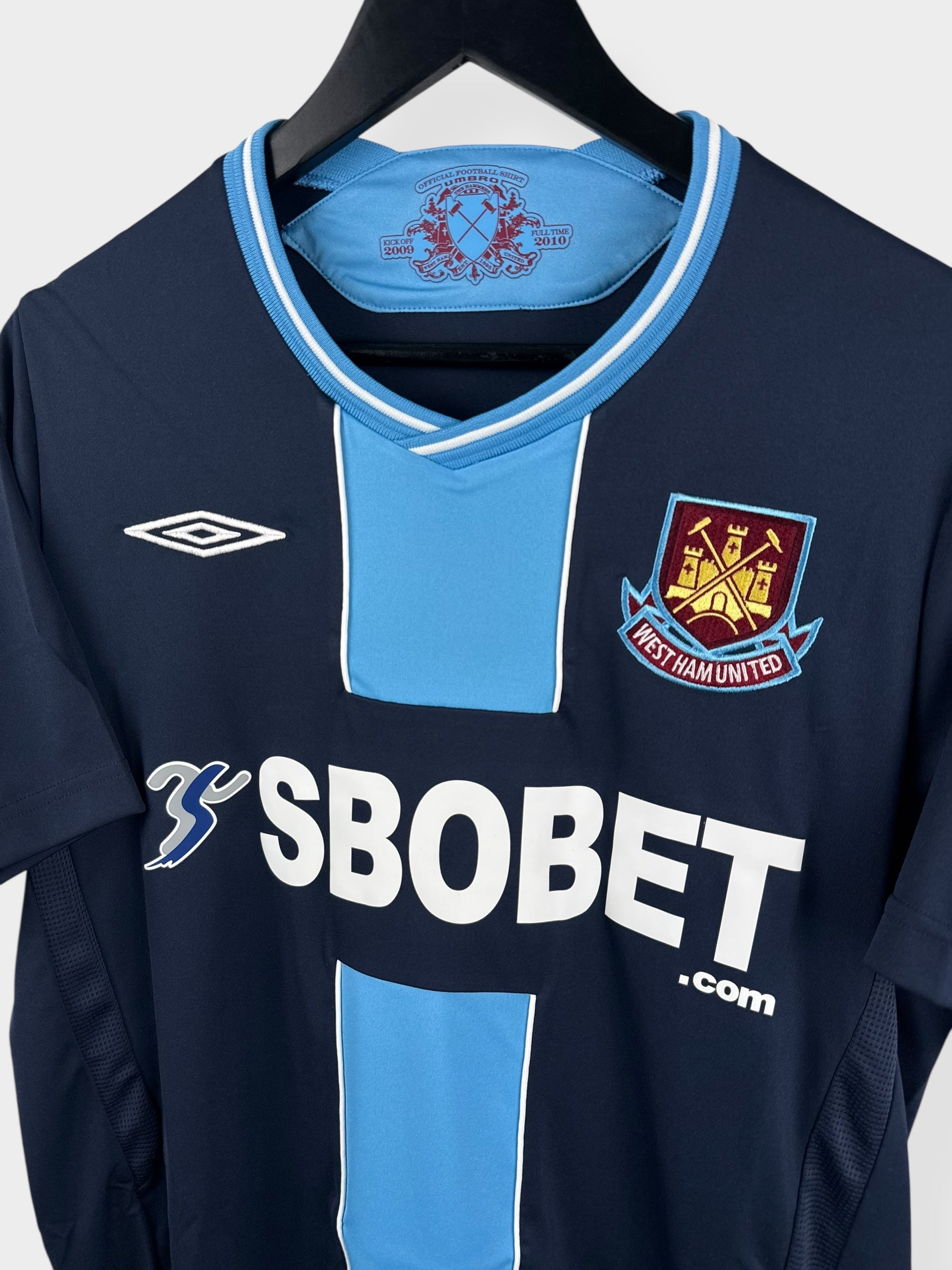 2009-10 WEST HAM UNITED AWAY SHIRT M - Authentic Football Club