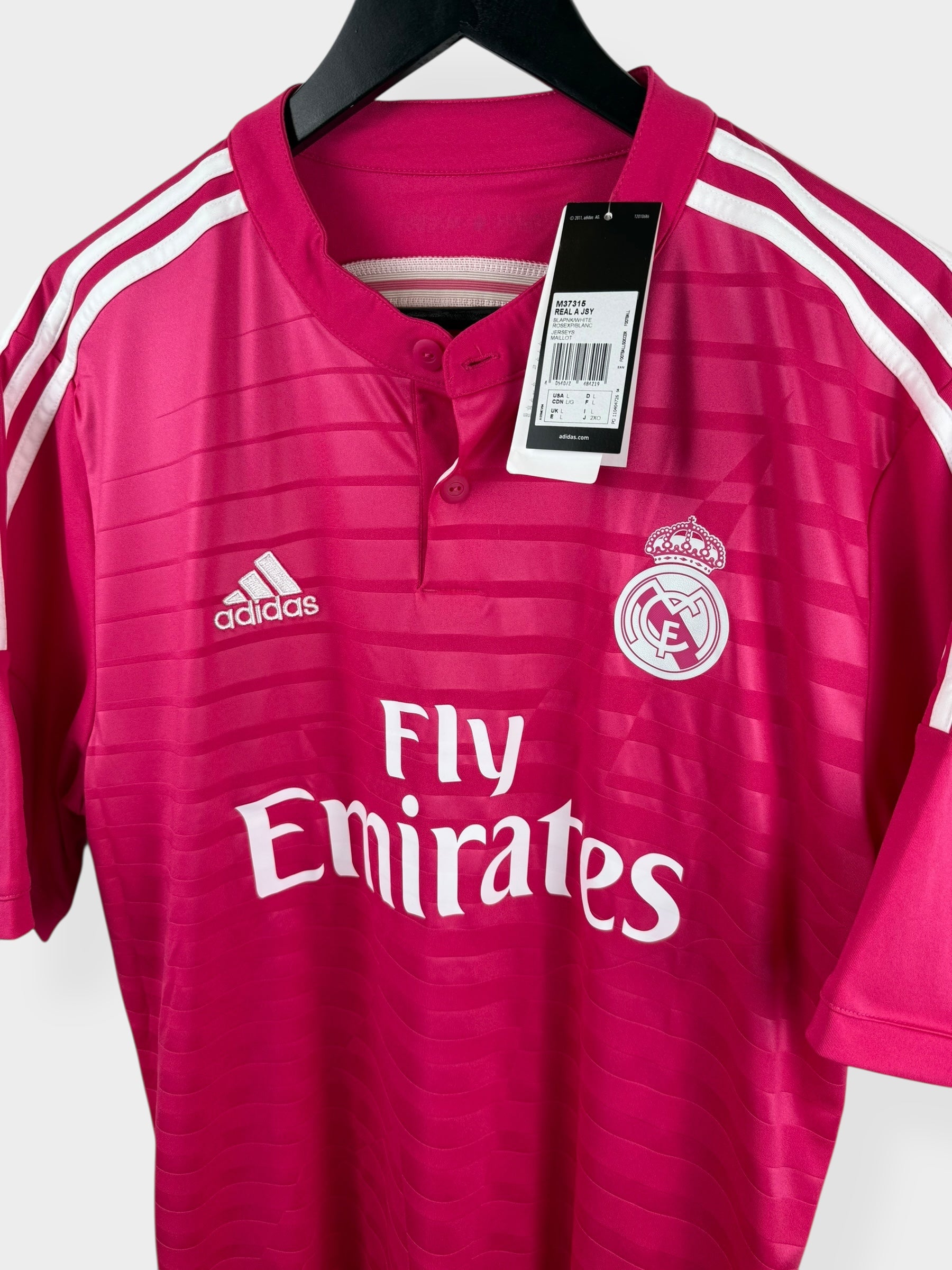 2014-15 REAL MADRID AWAY SHIRT RONALDO #7 L - Authentic Football Club