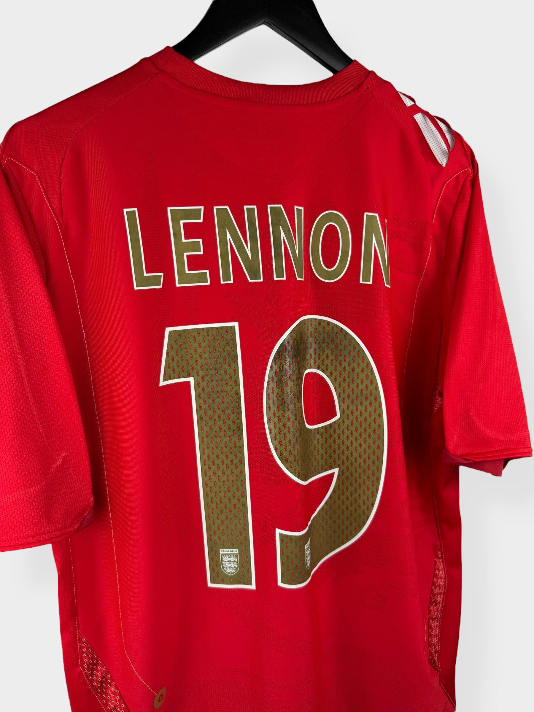 2006-08 ENGLAND AWAY SHIRT LENNON #19 L
