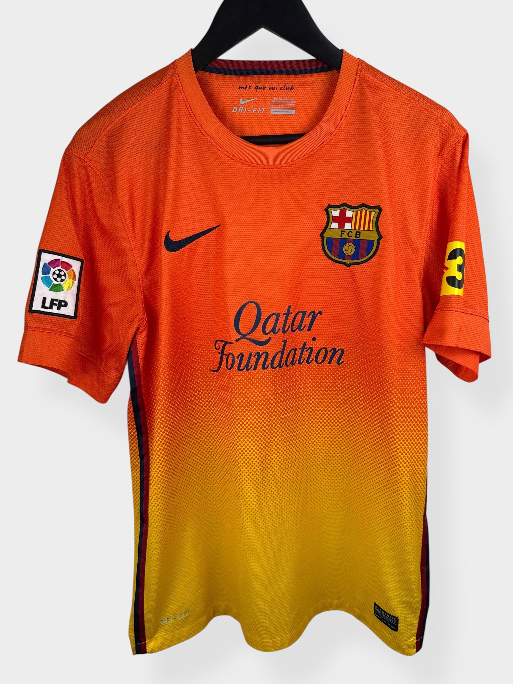 2012-13 BARCELONA AUSWÄRTSTRIKOT DAVID VILLA #7 M