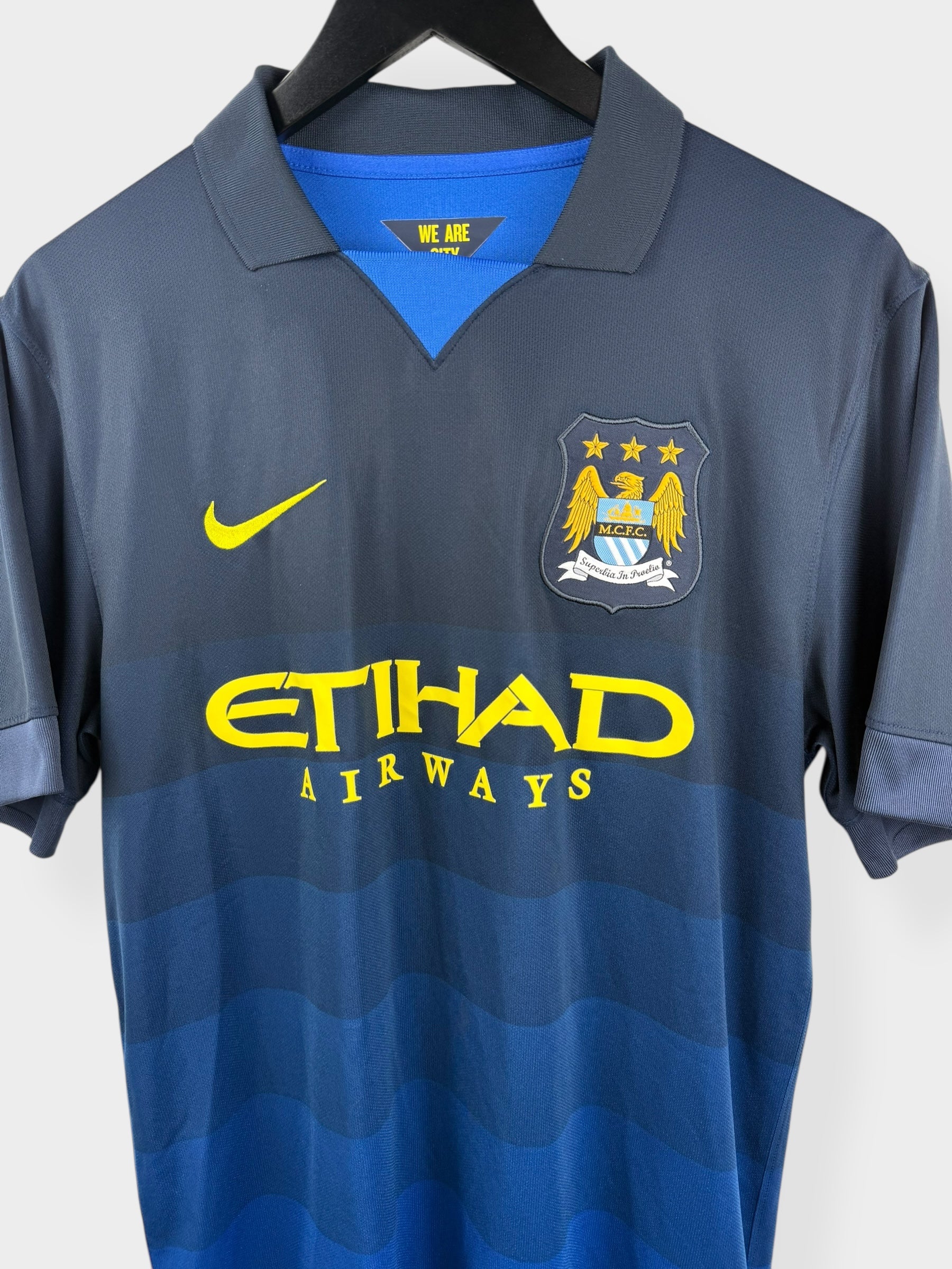 2014-15 MANCHESTER CITY UITSHIRT KOMPANY #4 M
