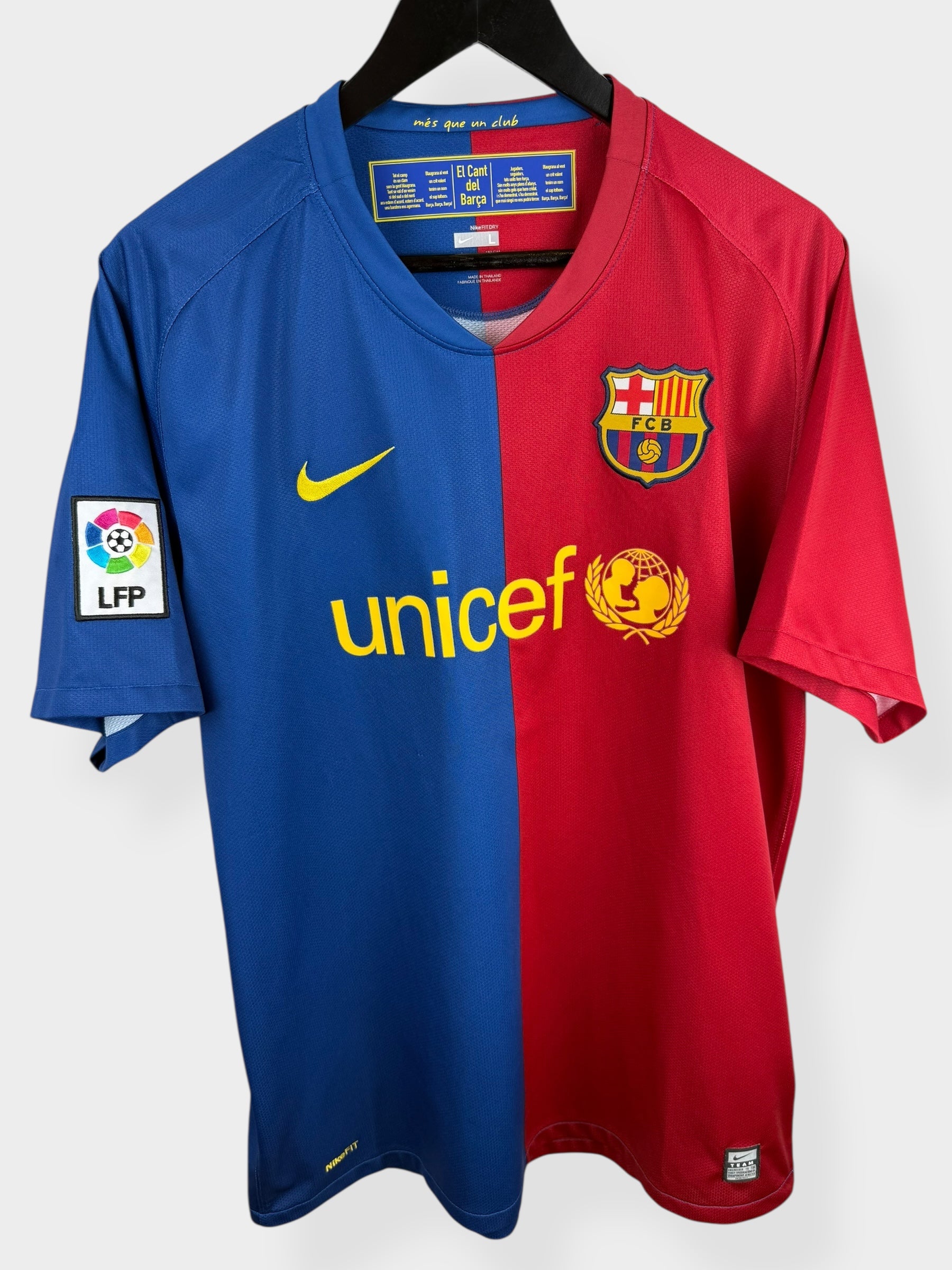 2008-09 BARCELONA HOME SHIRT MESSI #10 L - Authentic Football Club