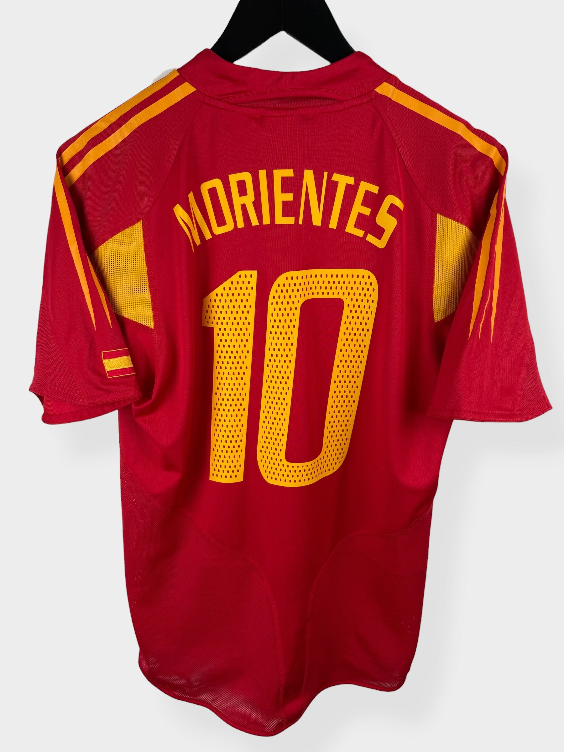 2004-06 SPAIN HOME SHIRT MORIENTES #10 S