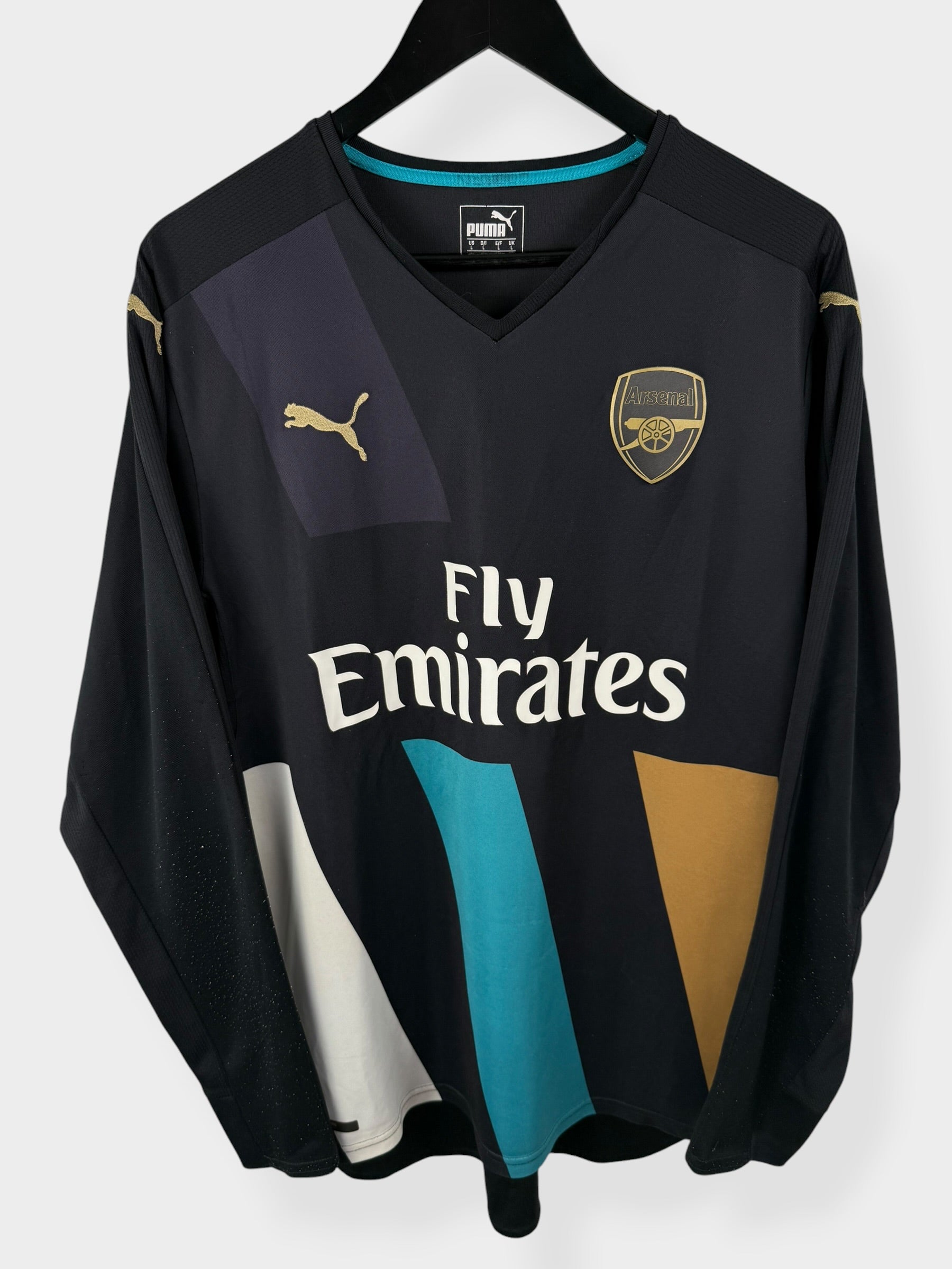 2015-16 ARSENAL DRITTES TRIKOT LS ALEXIS #17 L