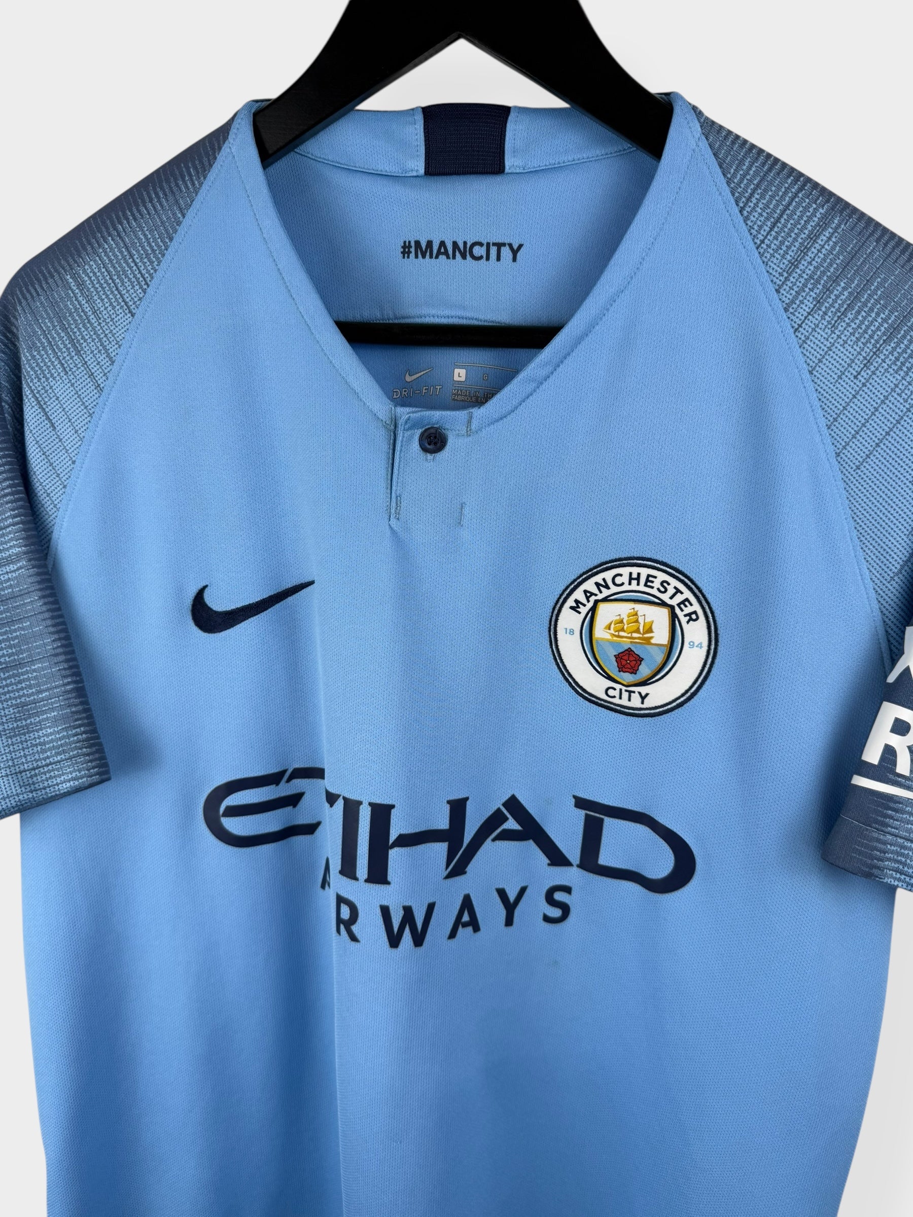 2018-19 MANCHESTER CITY DE BRUYNE #17 L