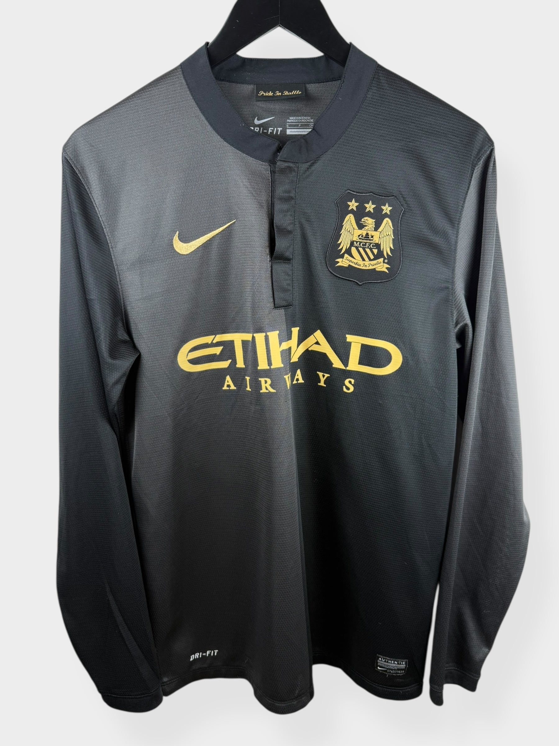 2013-14 MANCHESTER CITY AWAY SHIRT TOURE YAYA #42 S LS