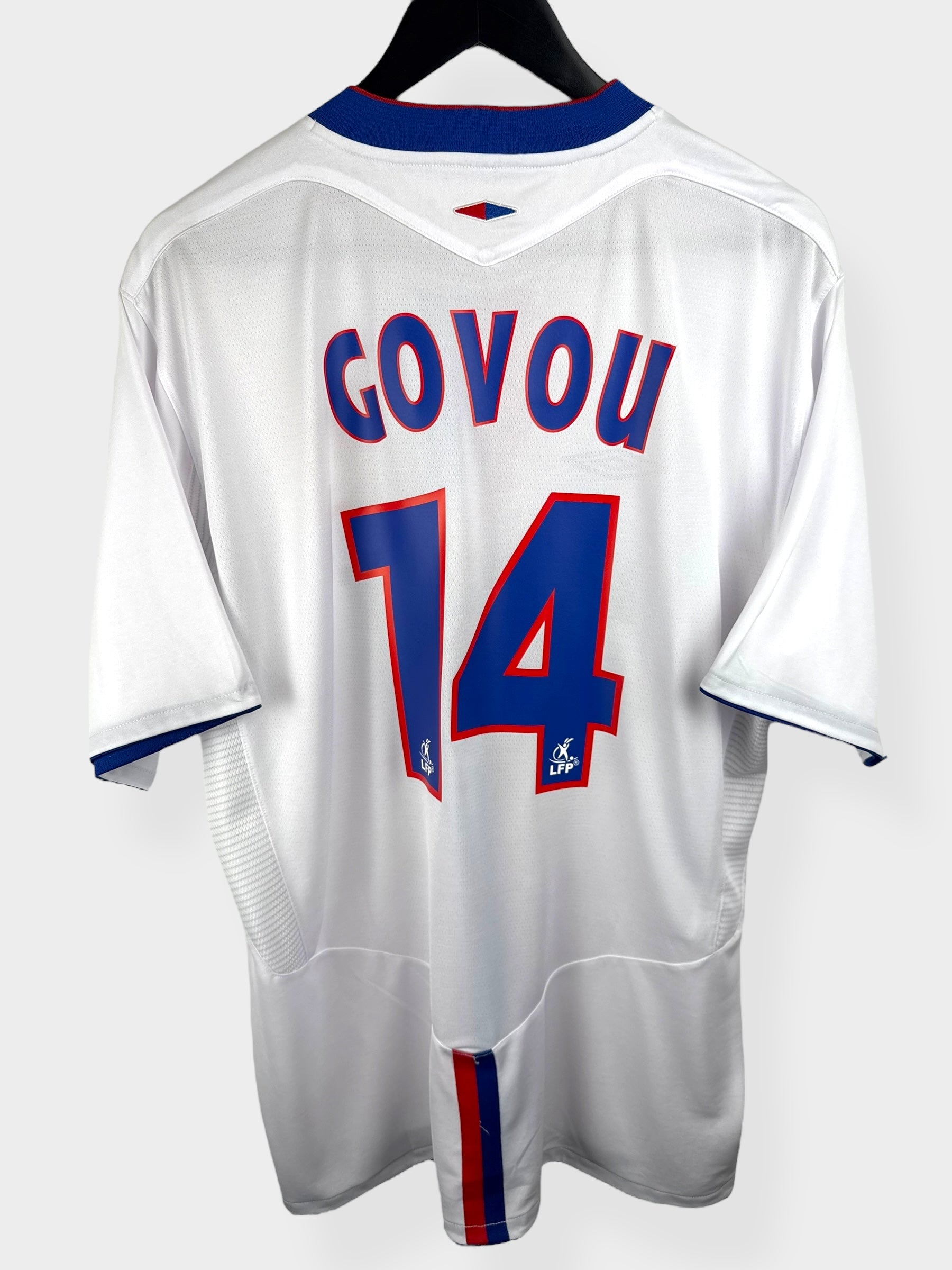 2005-06 OLYMPIQUE LYONNAIS HOME SHIRT GOVOU #14 XL - Authentic Football Club