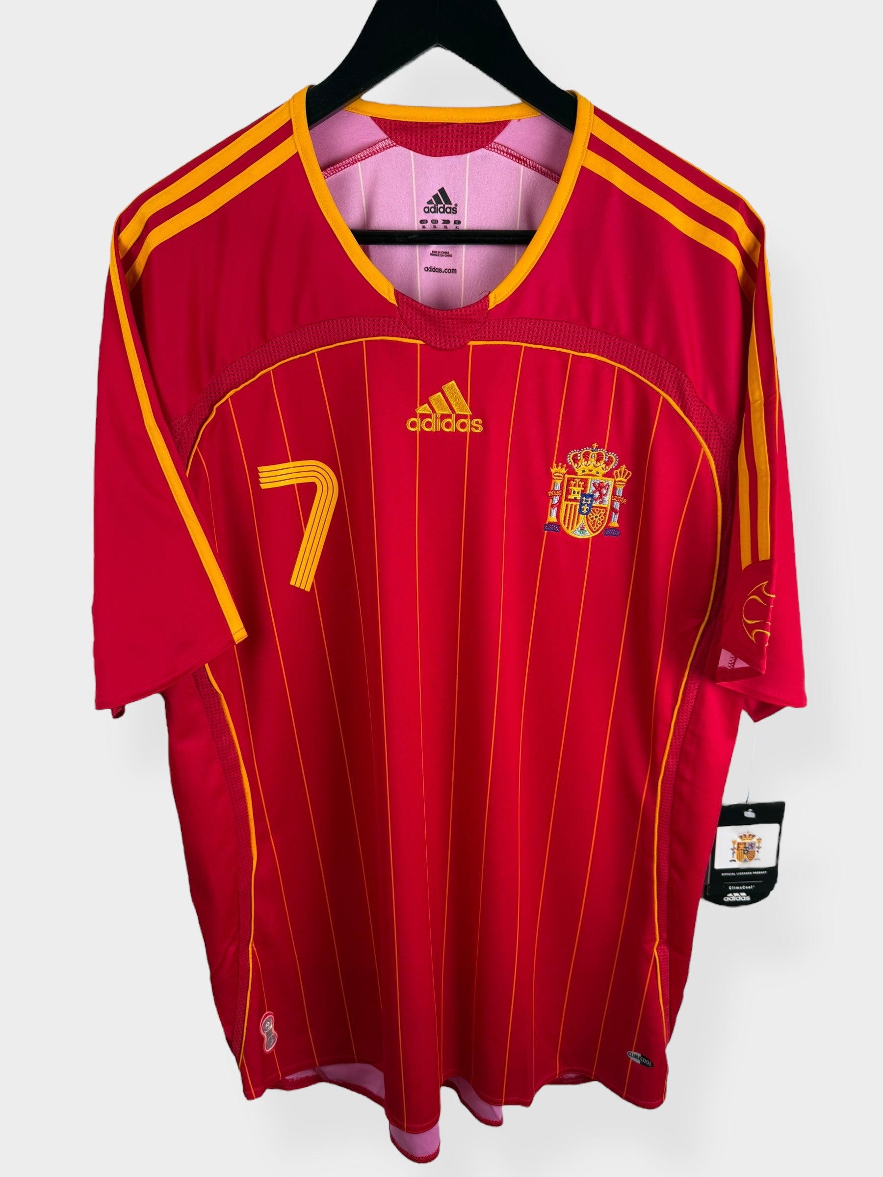 2006-08 SPAIN HOME SHIRT RAUL #7 XL