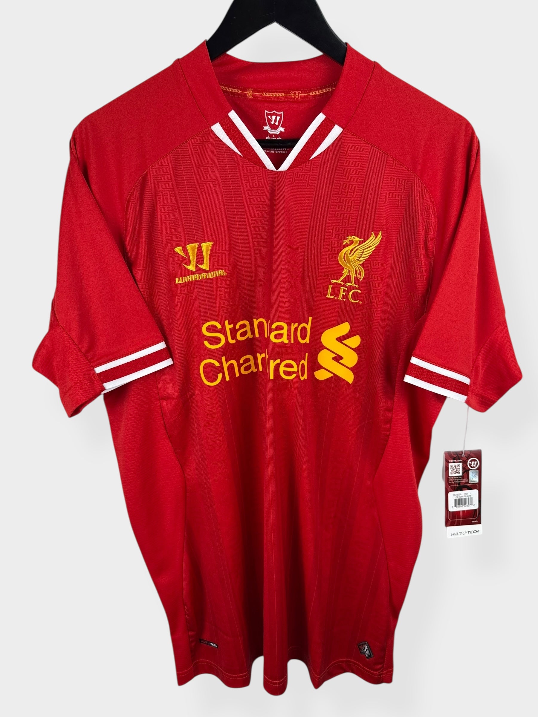2013-14 LIVERPOOL HOME SHIRT L - Authentic Football Club