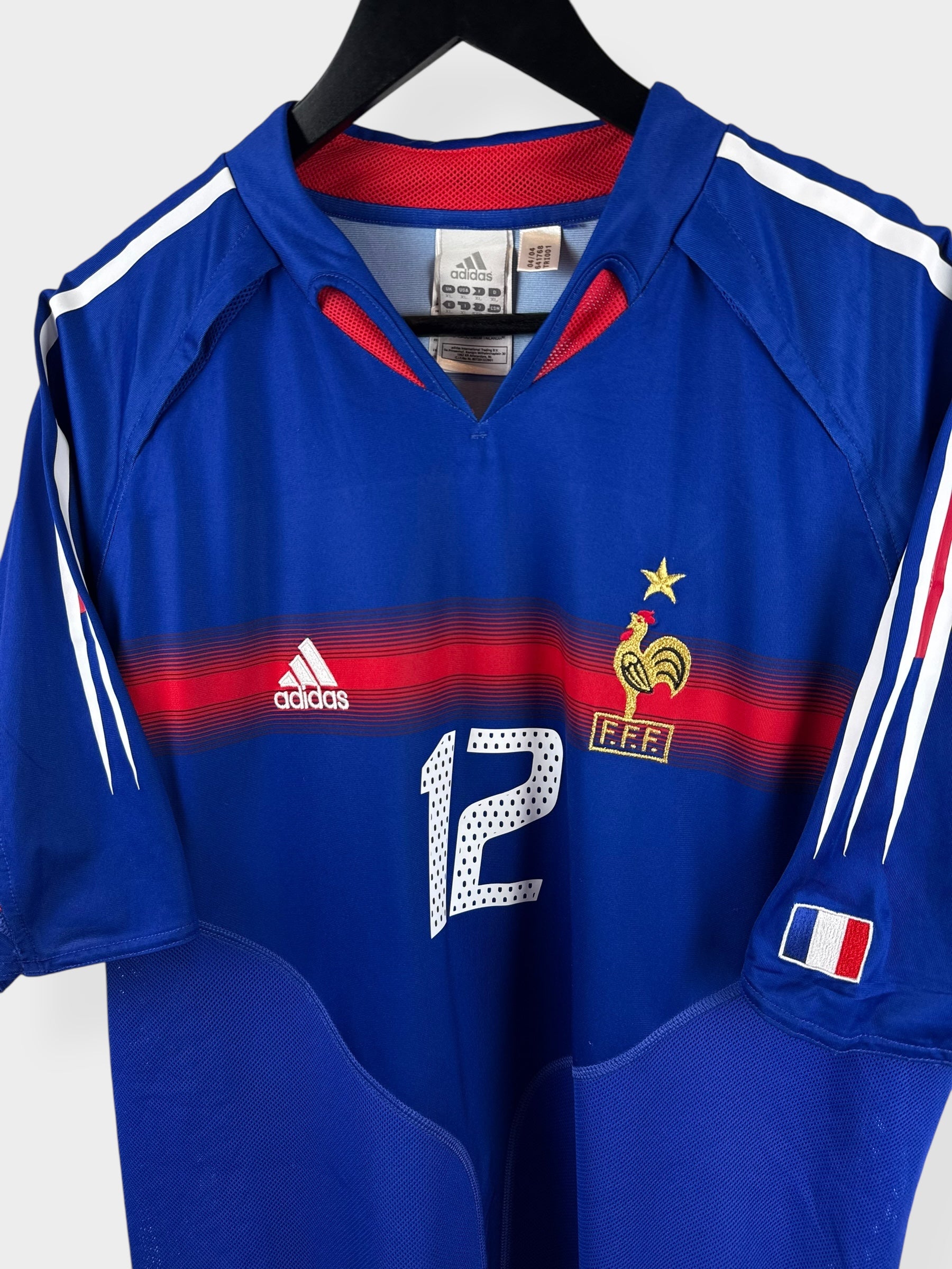 2004-06 FRANCE HOME SHIRT HENRY #12 XL