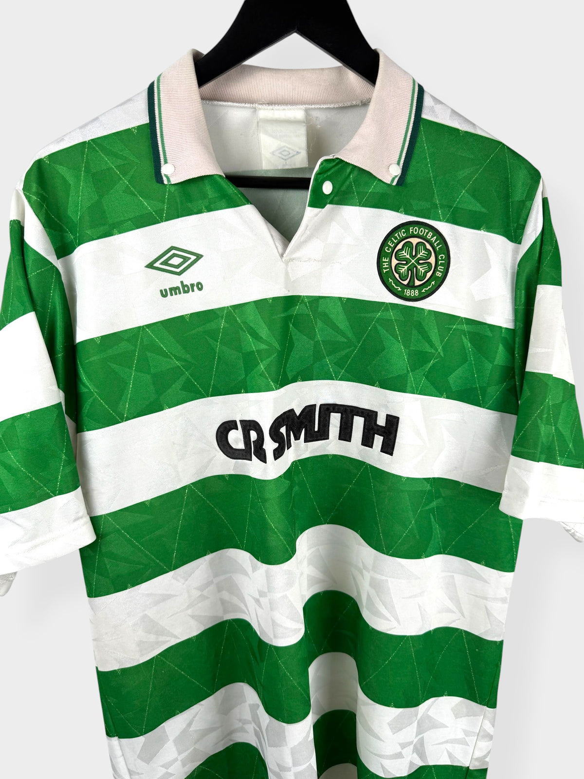 1989-91 CELTIC HOME SHIRT L