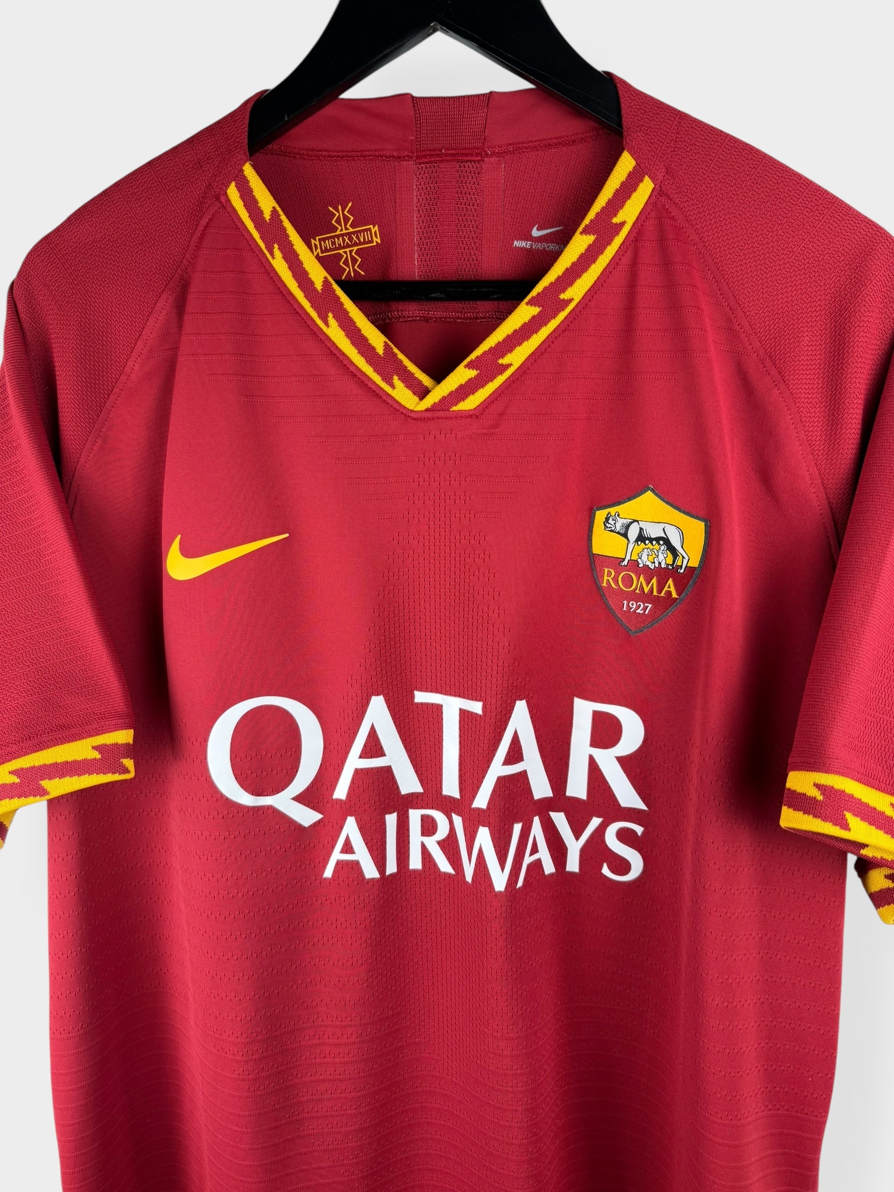 2019-20 AS ROMA MATCH ISSUE HOME SHIRT KLUIVERT #99 XL