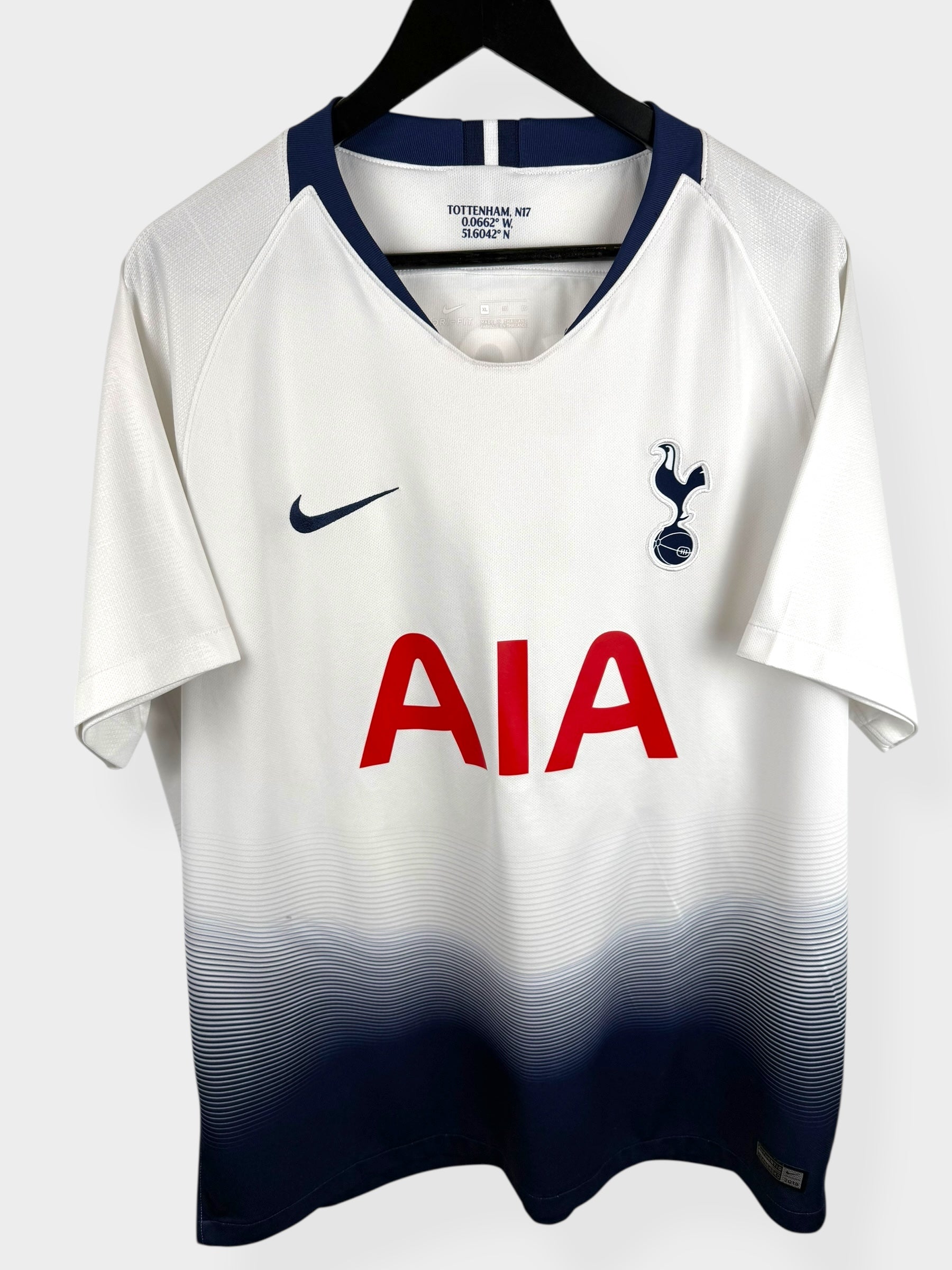 2018-19 TOTTENHAM HOTSPUR HOME SHIRT SON #7 XL - Authentic Football Club