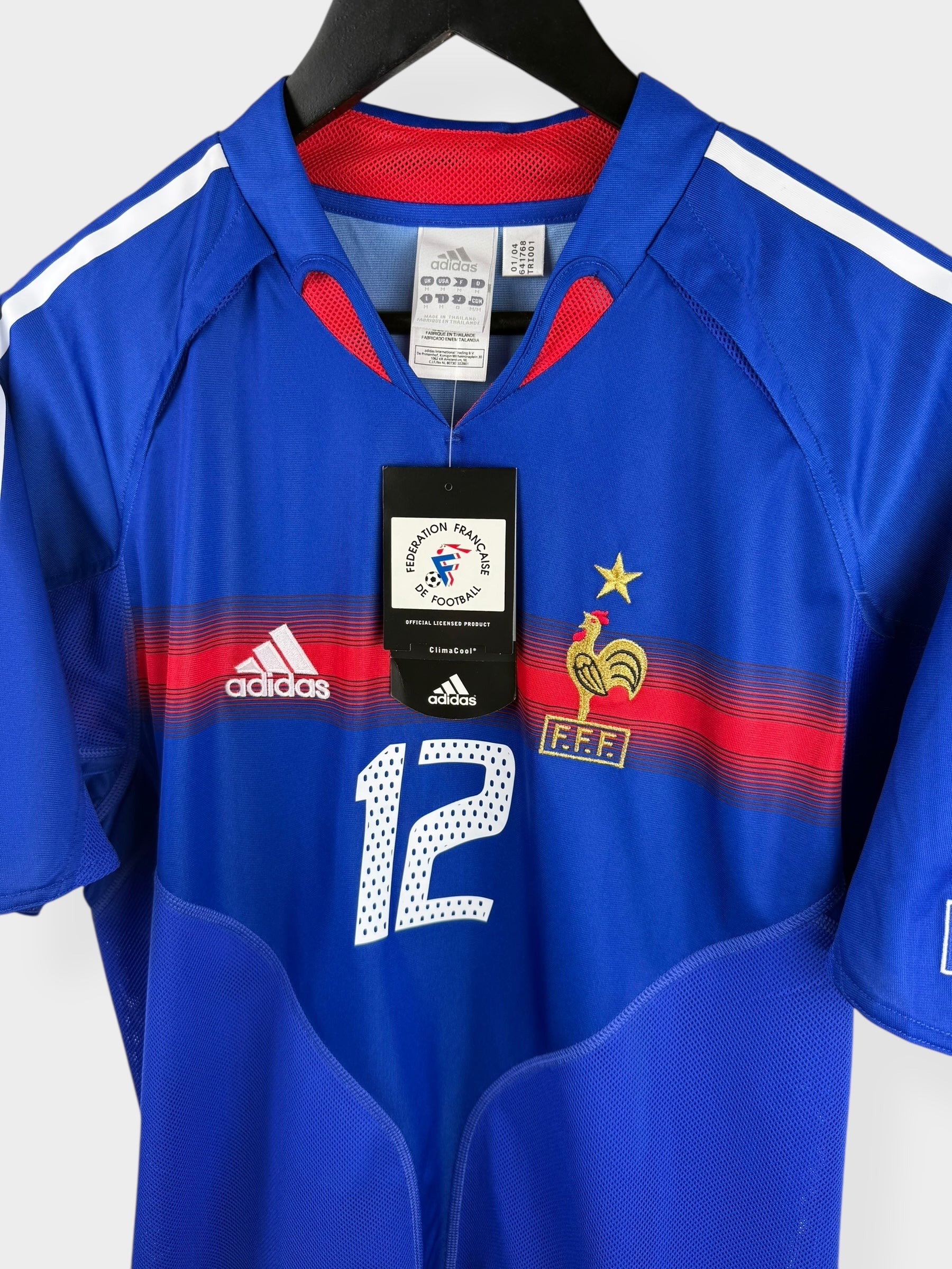 2004-06 FRANCE HOME SHIRT HENRY #12 M