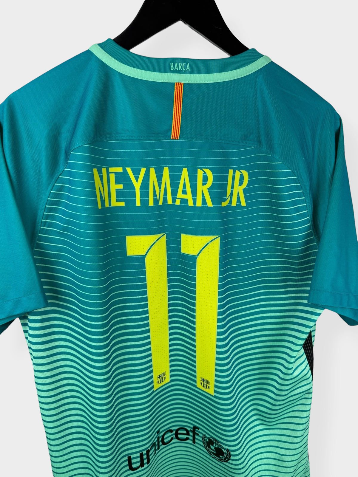 2016-17 BARCELONA DRITTES TRIKOT NEYMAR JR #11 L