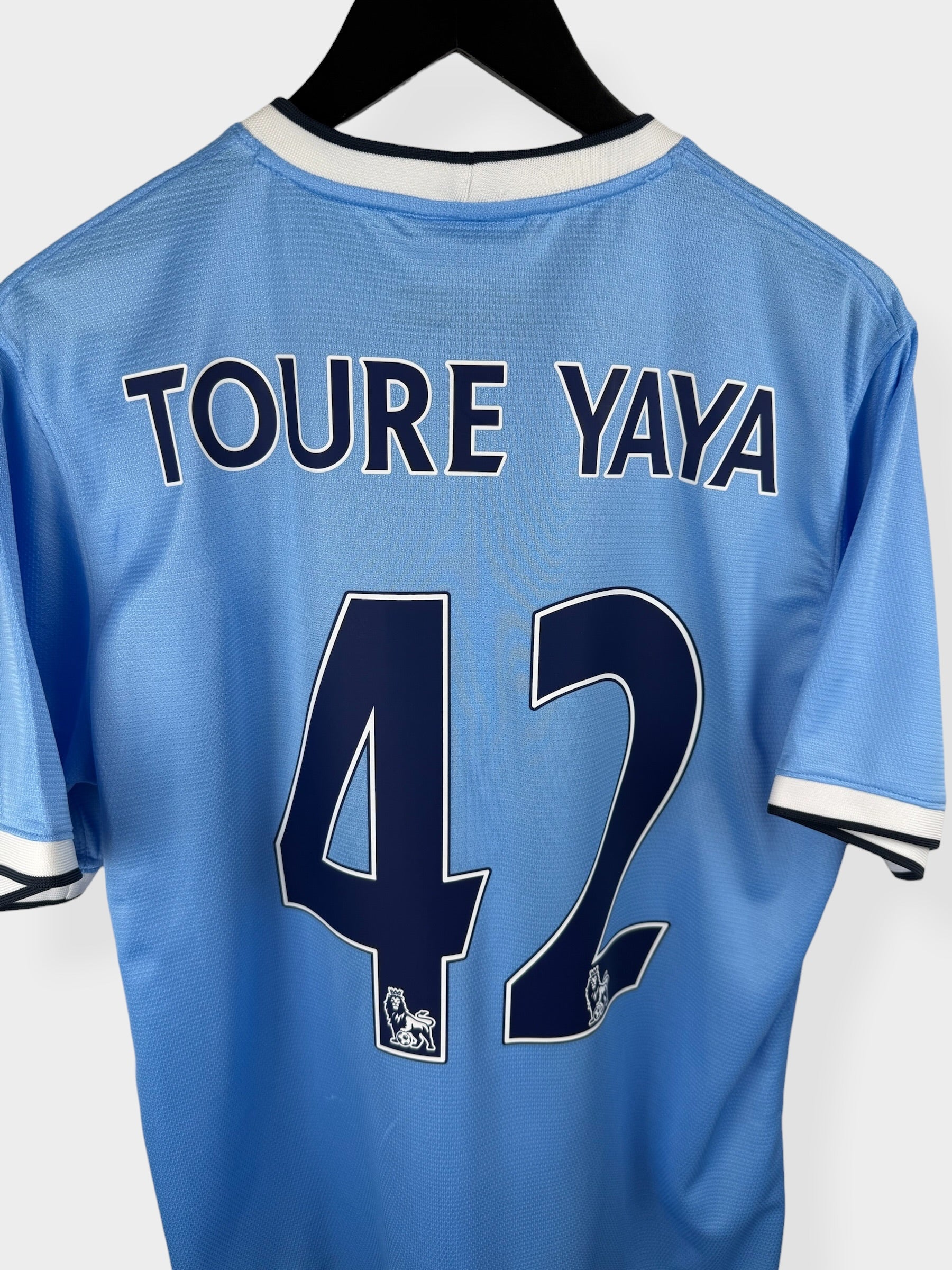 2013-14 MANCHESTER CITY HOME SHIRT TOURE YAYA #42 L