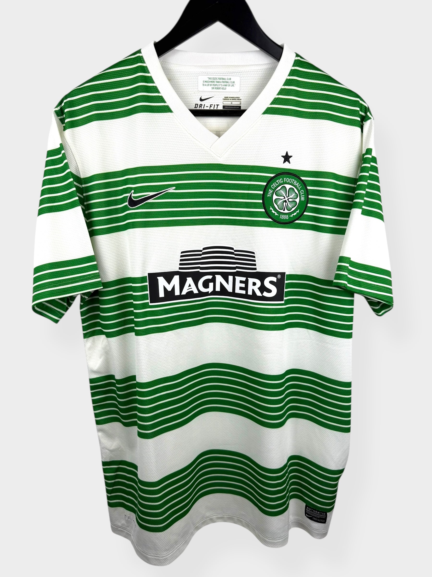 2013-15 CELTIC HOME SHIRT GUIDETTI #9 L