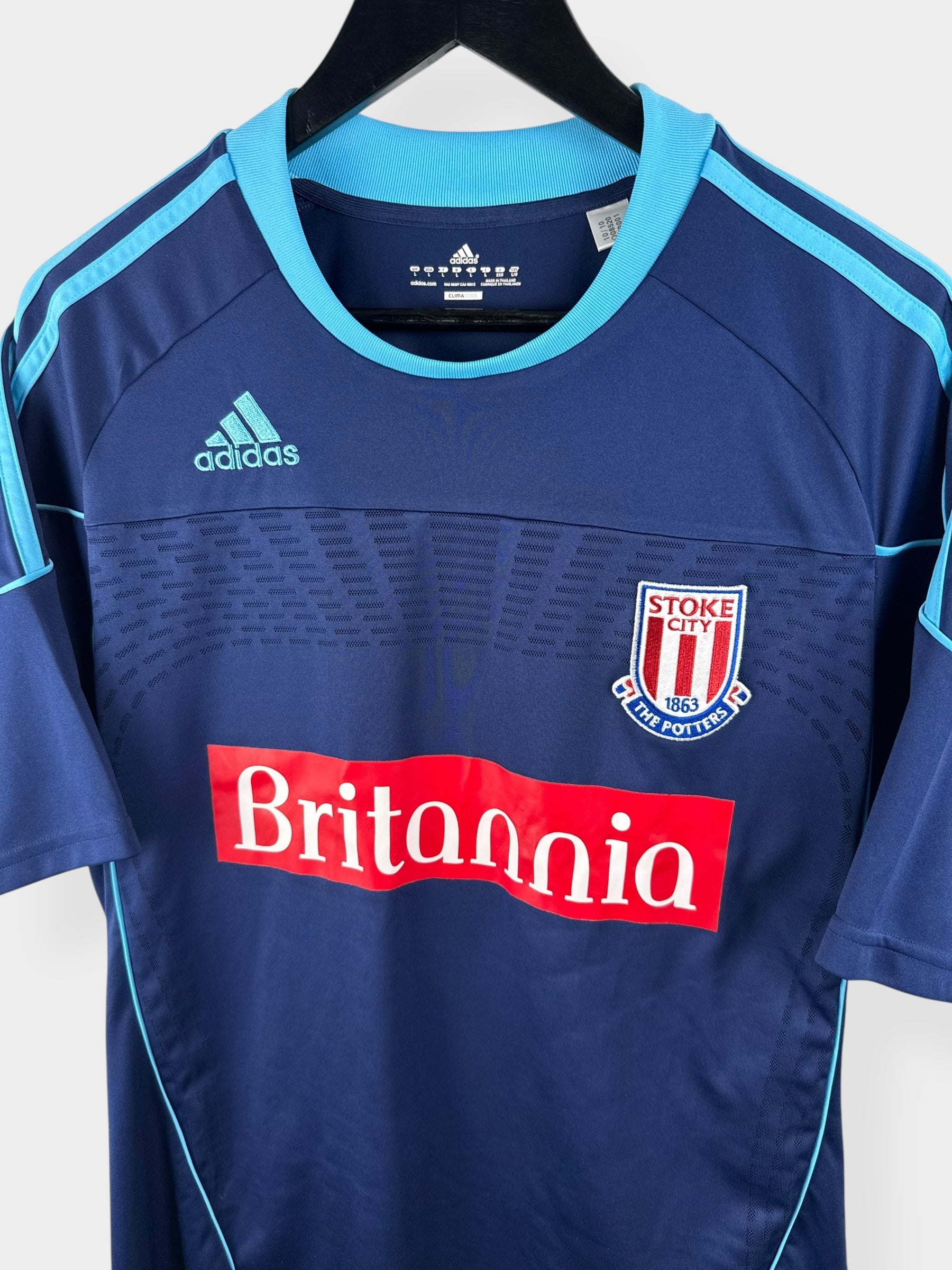2010-12 STOKE CITY AWAY SHIRT L - Authentic Football Club