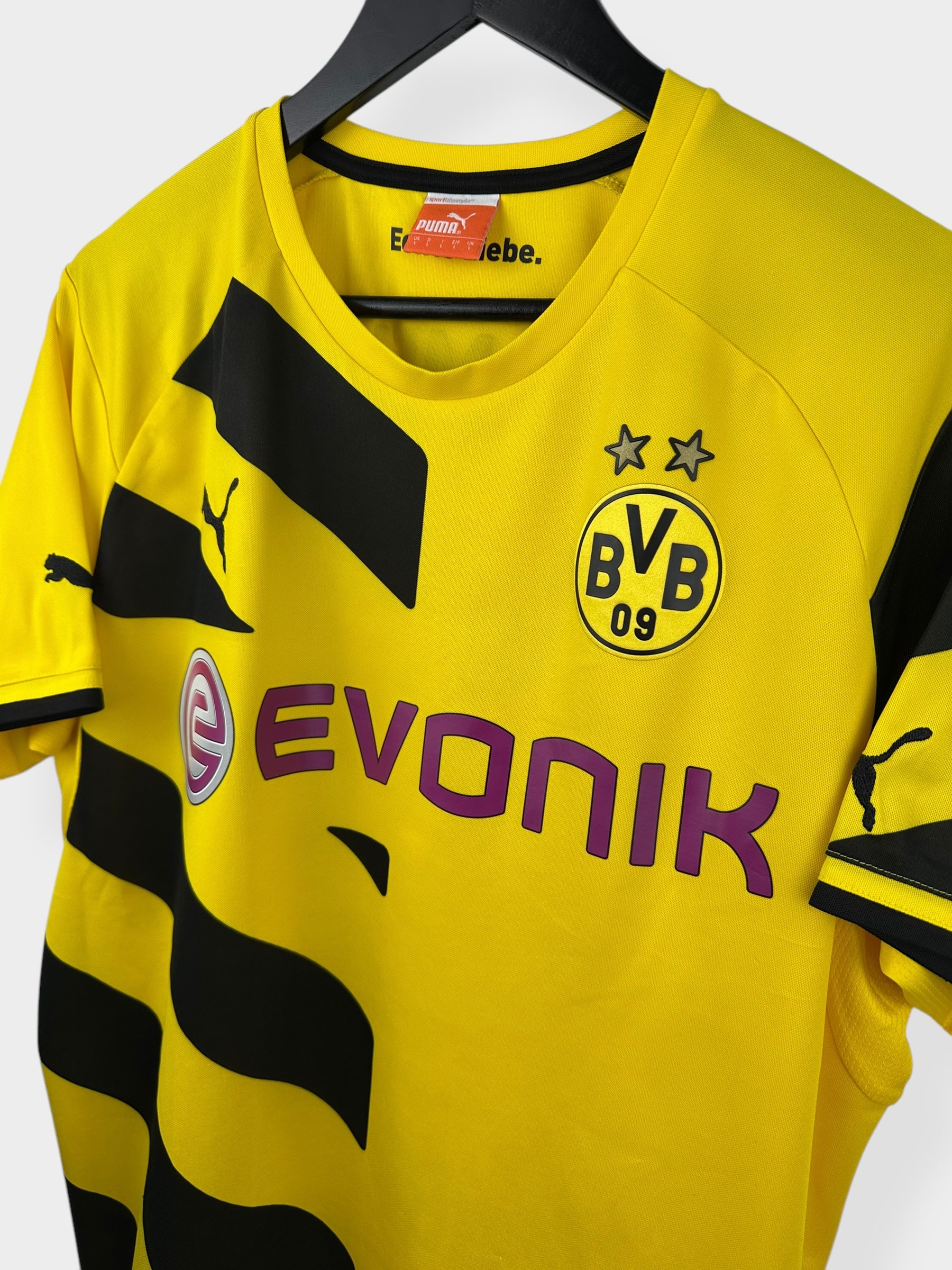 2014-15 BORUSSIA DORTMUND HOME SHIRT AUBAMEYANG #17 L
