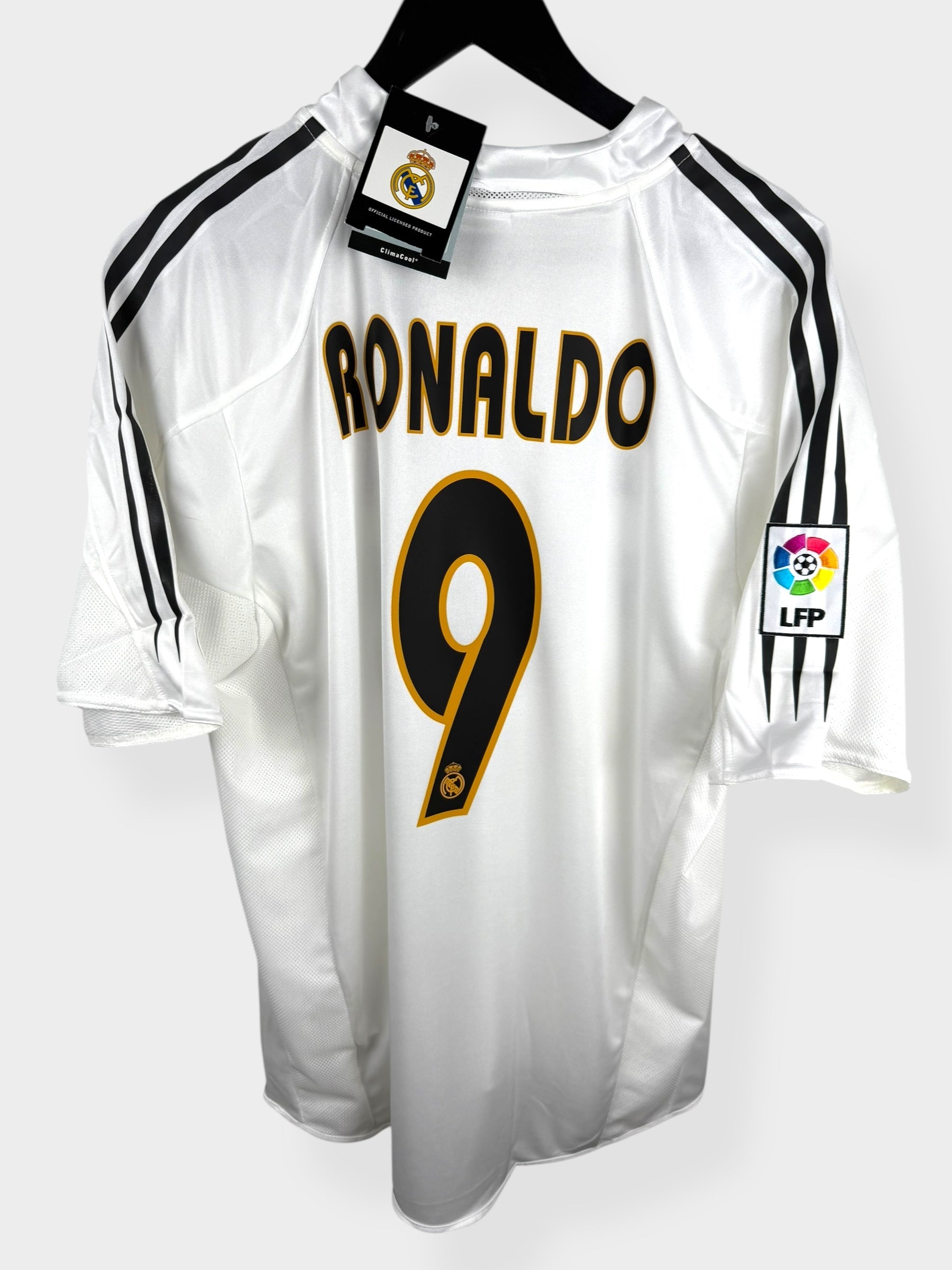 2004-05 REAL MADRID HOME SHIRT RONALDO #9 L