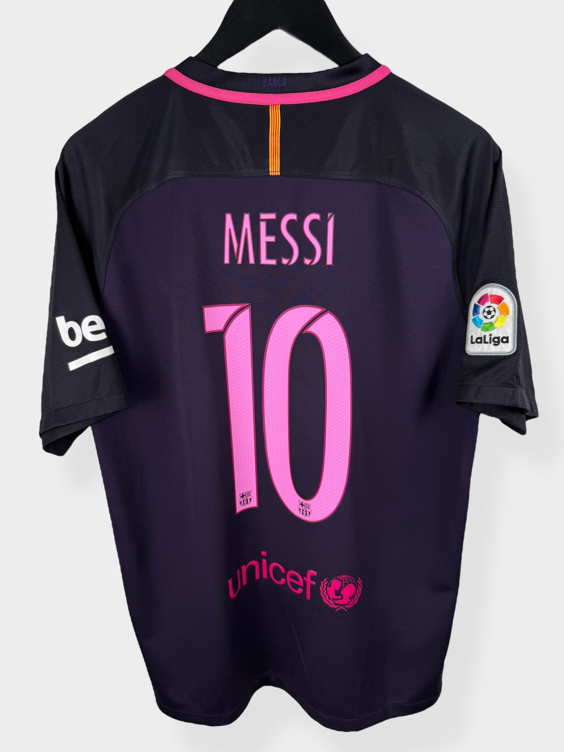 2016-17 BARCELONA AWAY SHIRT MESSI #10 L