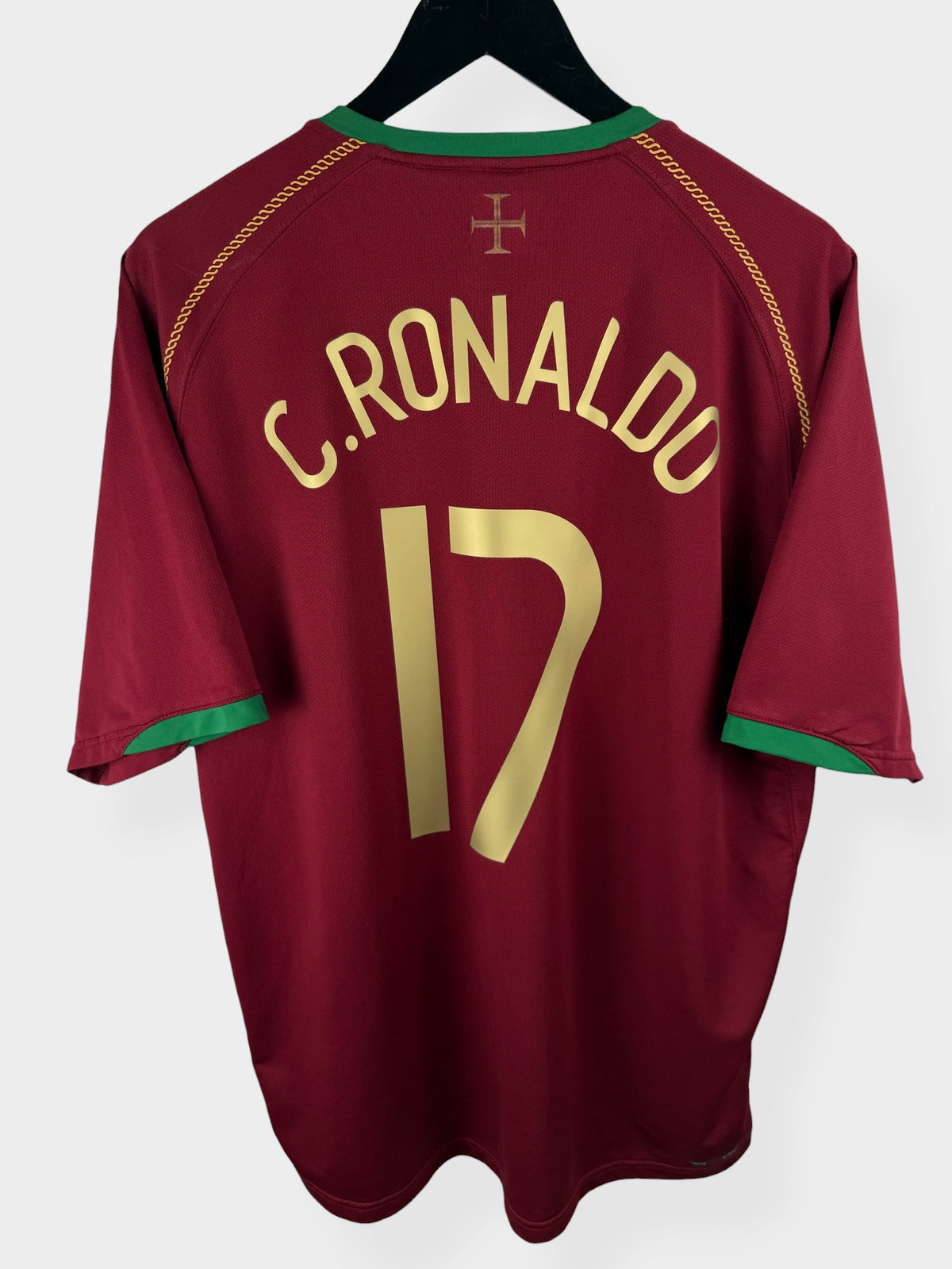 2006-08 PORTUGAL HOME SHIRT RONALDO #17 XL