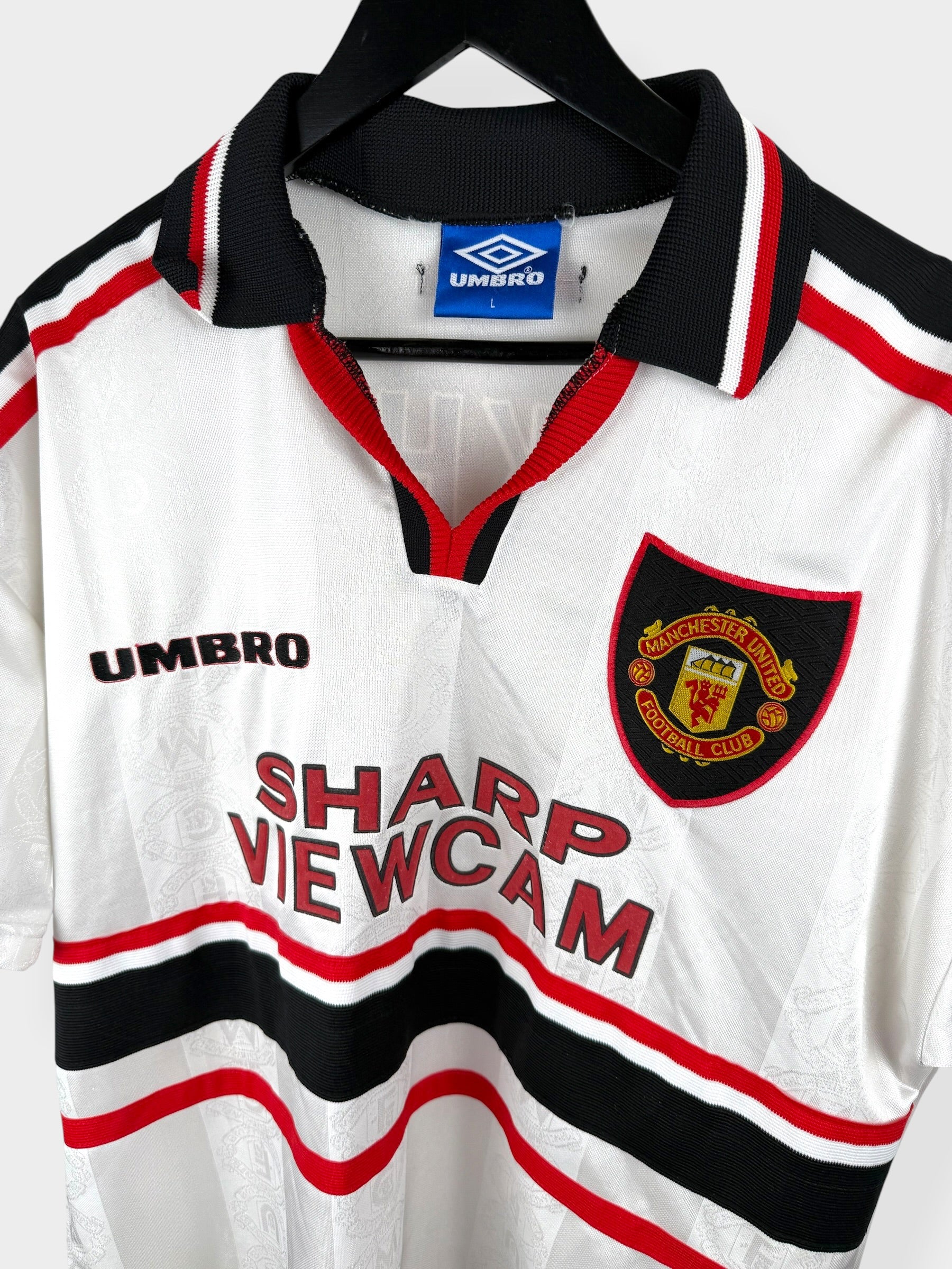 MAILLOT EXTÉRIEUR MANCHESTER UNITED 1997-99 BECKHAM #7 L
