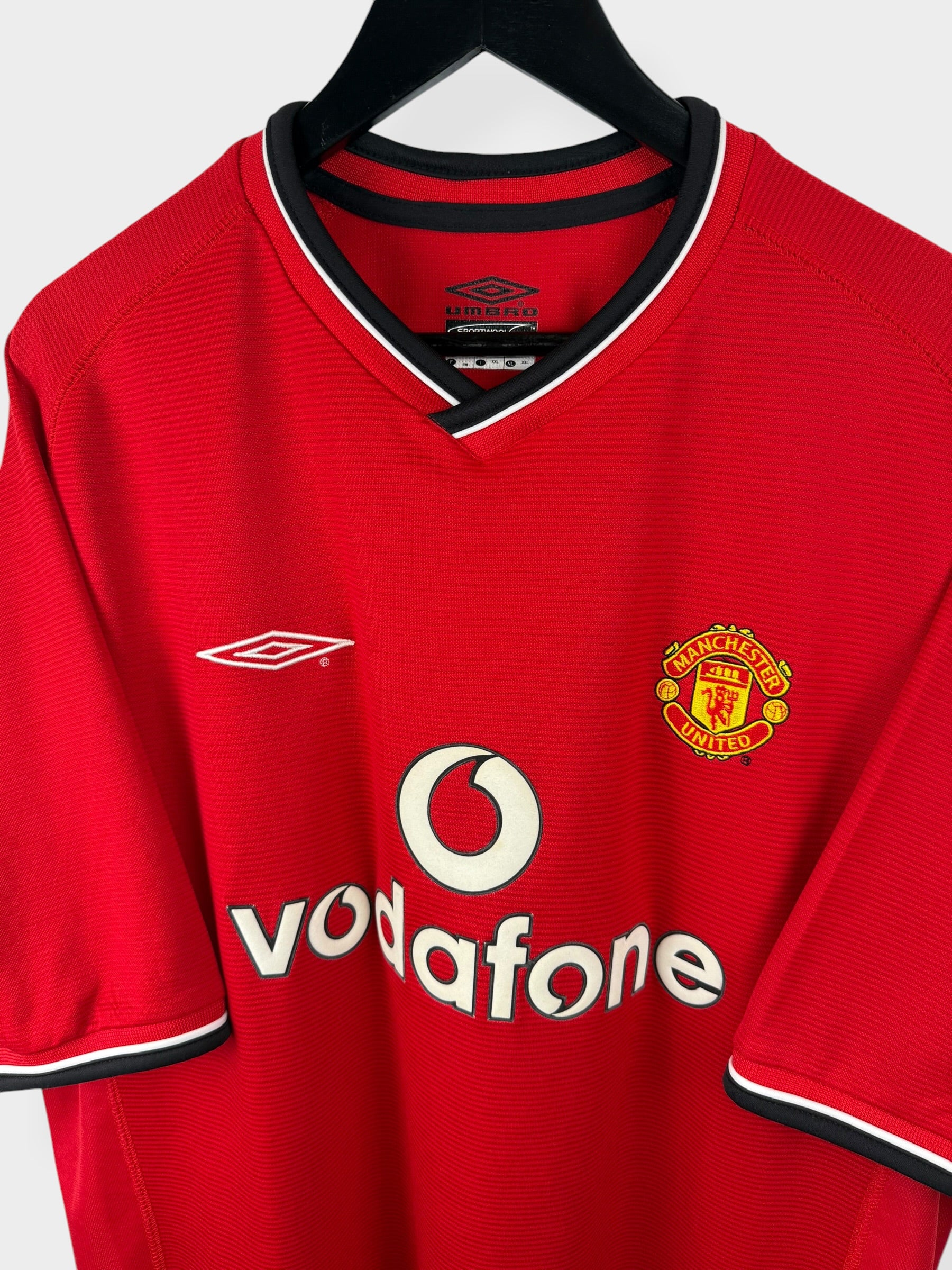 2000-02 MANCHESTER UNITED HOME SHIRT VERON #4 XXL