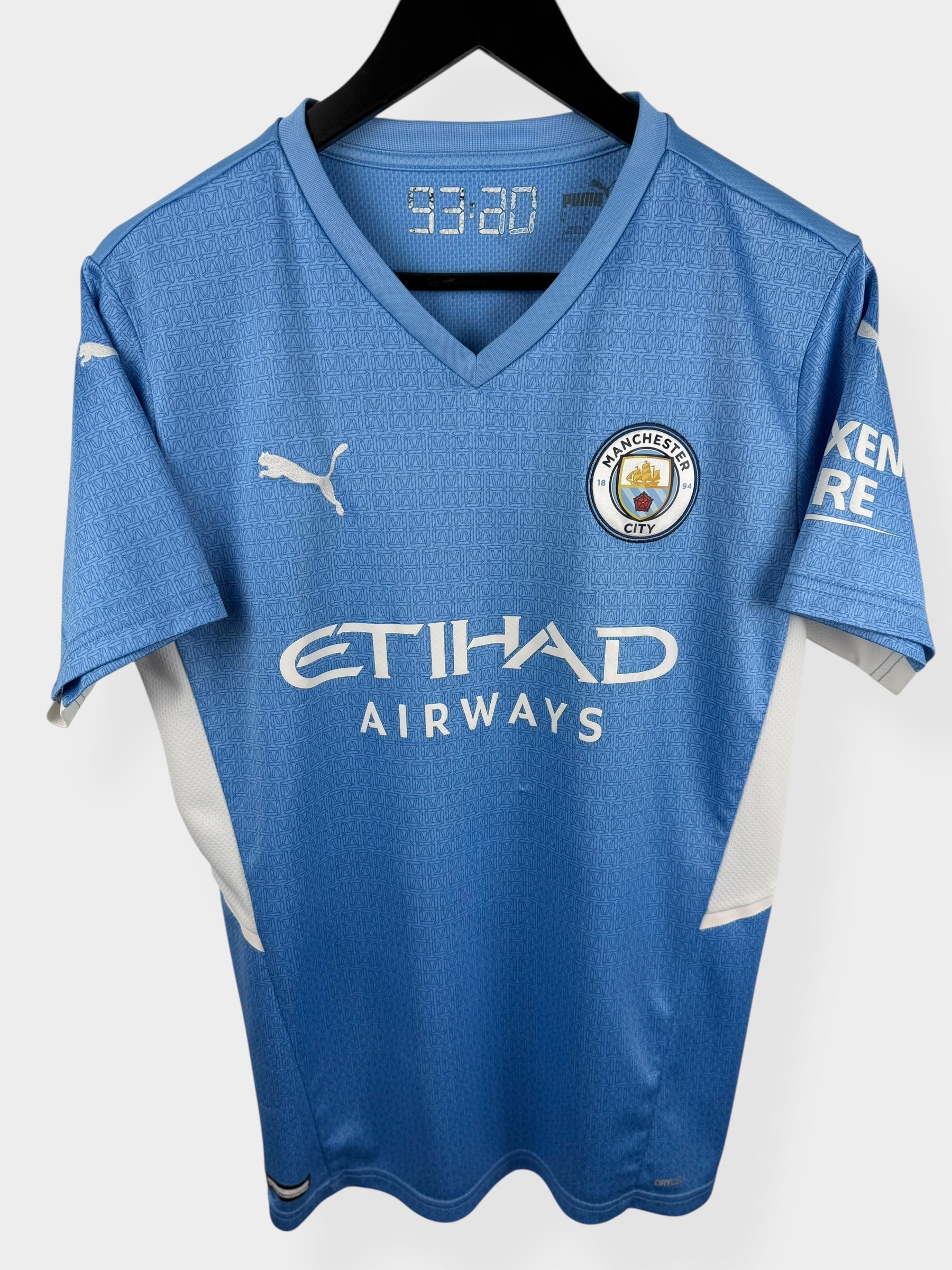 2021-22 MANCHESTER CITY HOME SHIRT DE BRUYNE #17 M - Authentic Football Club