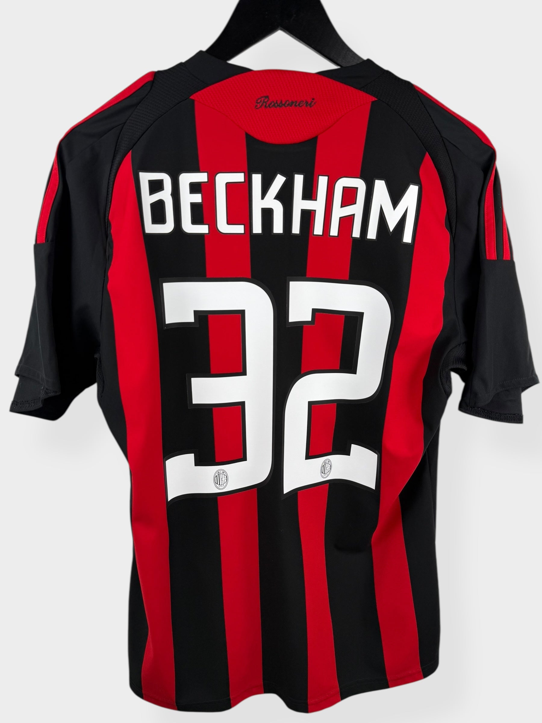 2008-09 AC MILAN HOME SHIRT BECKHAM #32 M