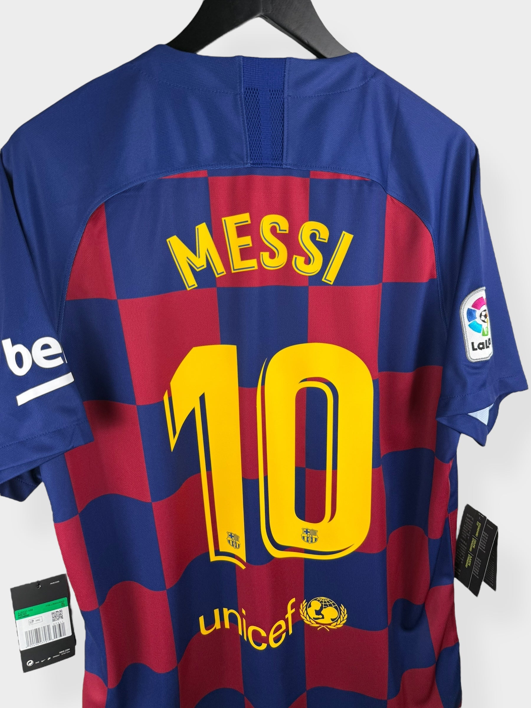 2019-20 BARCELONA HOME SHIRT MESSI #10 XL