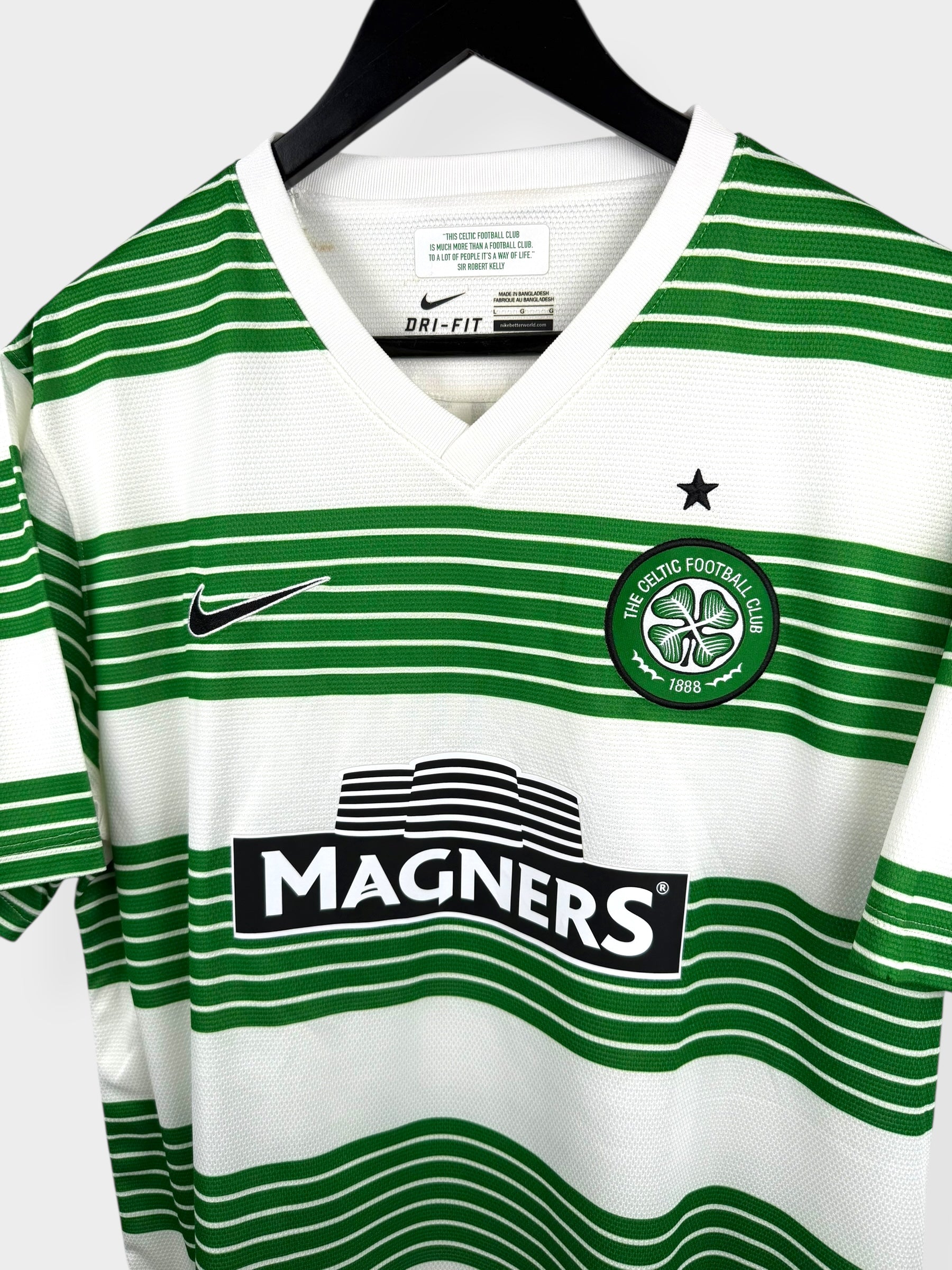 2013-15 CELTIC HOME SHIRT GUIDETTI #9 L