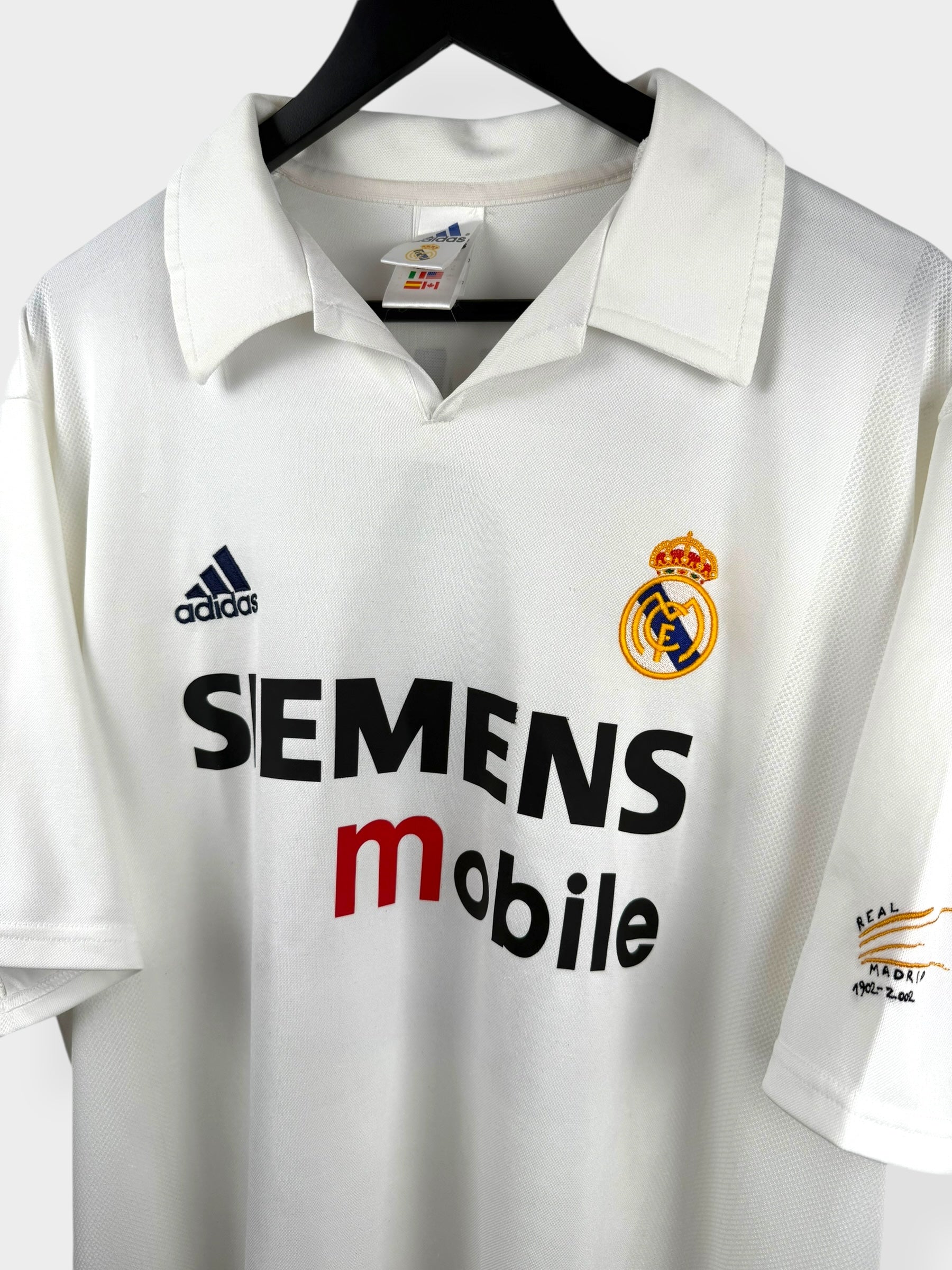2002-03 REAL MADRID HOME SHIRT RONALDO #11 XL - Authentic Football Club