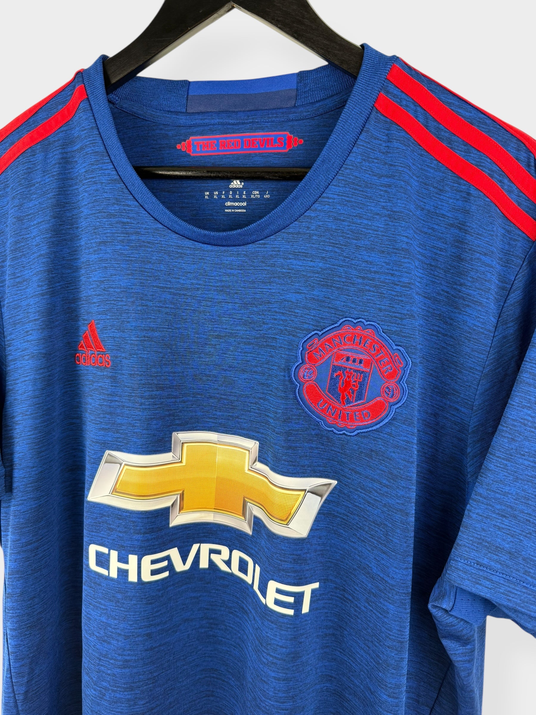 2016-17 MANCHESTER UNITED HOME SHIRT POGBA #6 XL